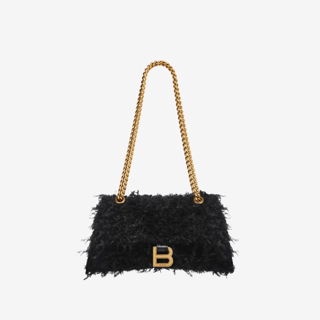 Balenciaga o1mt1gz1224 Size: OS / Crush Small Chain Bag Frabric Size ONE SIZE - 1 Thumbnail