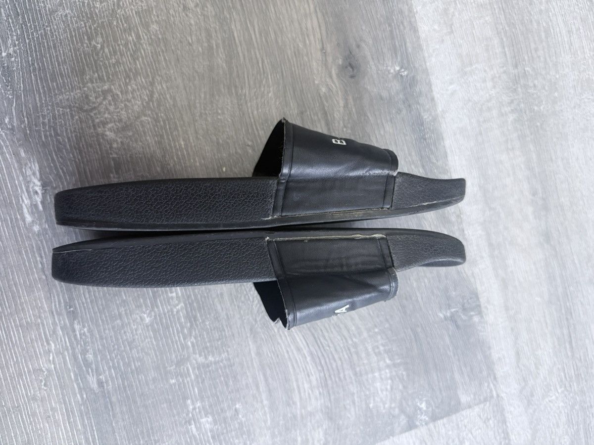 Balenciaga Balenciaga womens Black Printed Logo Slides Sandals Shoes Size US 6.5 / IT 36.5 - 3 Thumbnail