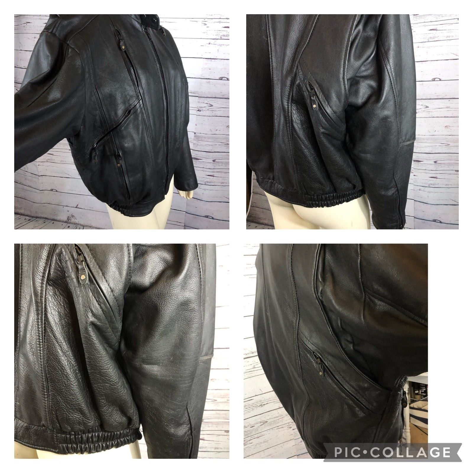 Other Hot Leathers thinsulate lined black motorcycle jacket XL Size US XL / EU 56 / 4 - 10 Thumbnail