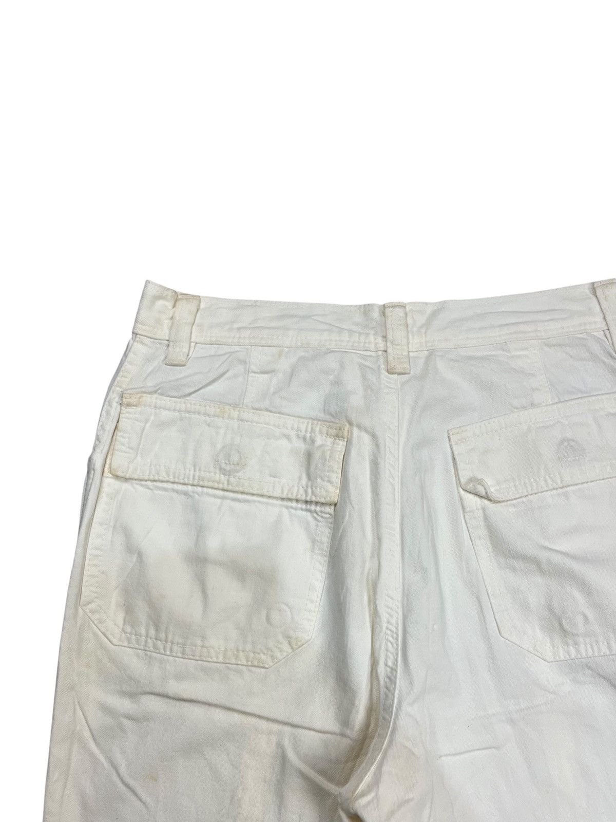 Hai Sporting Gear × Issey Miyake × mercibeaucoup 1980s Hai Sporting - Paneled White Pants Size US 30 / EU 46 - 6 Thumbnail