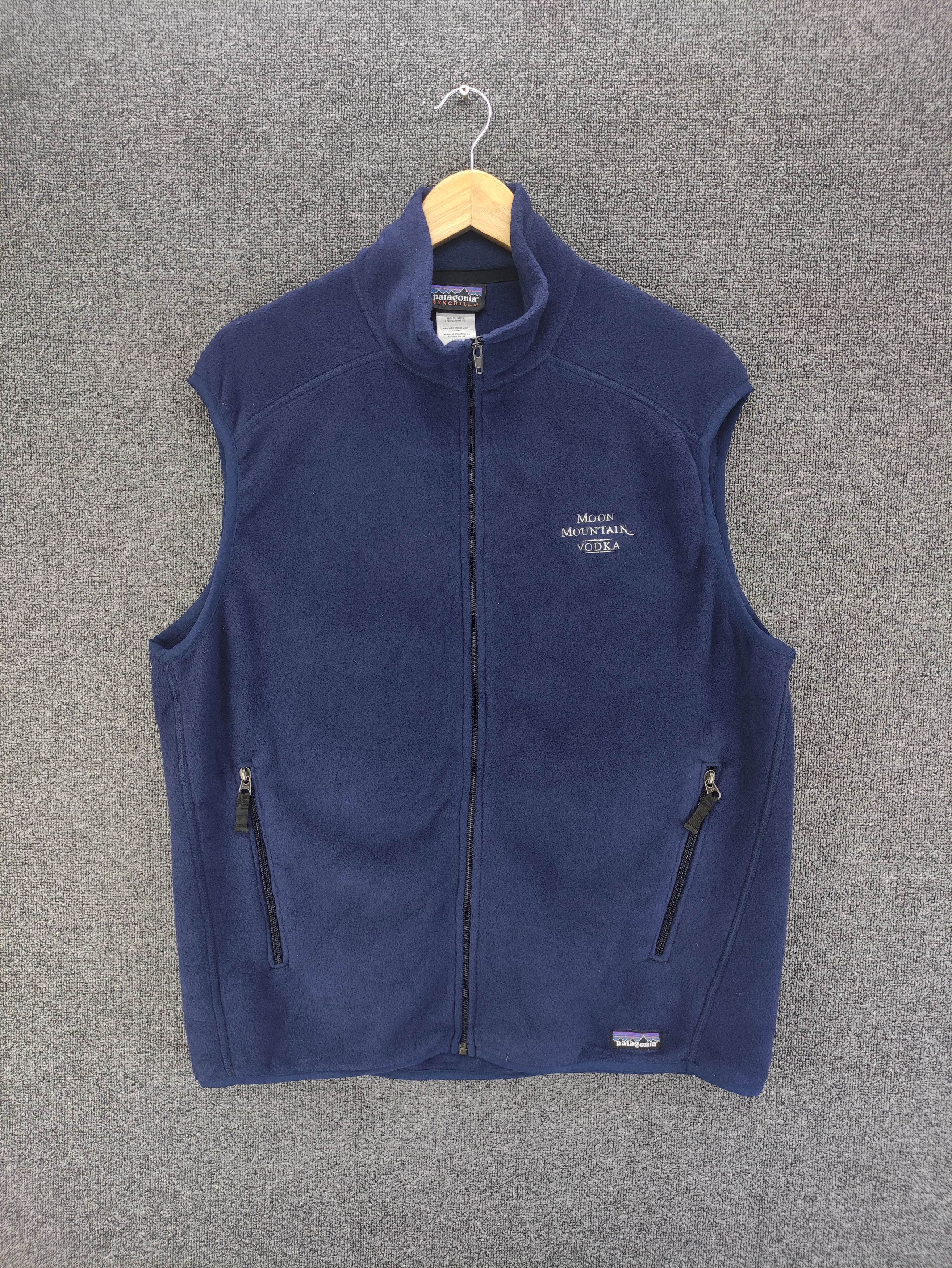 Patagonia Vintage 90s Patagonia Synchilla Vest Fleece Zipper Size US L / EU 52-54 / 3 - 1 Thumbnail