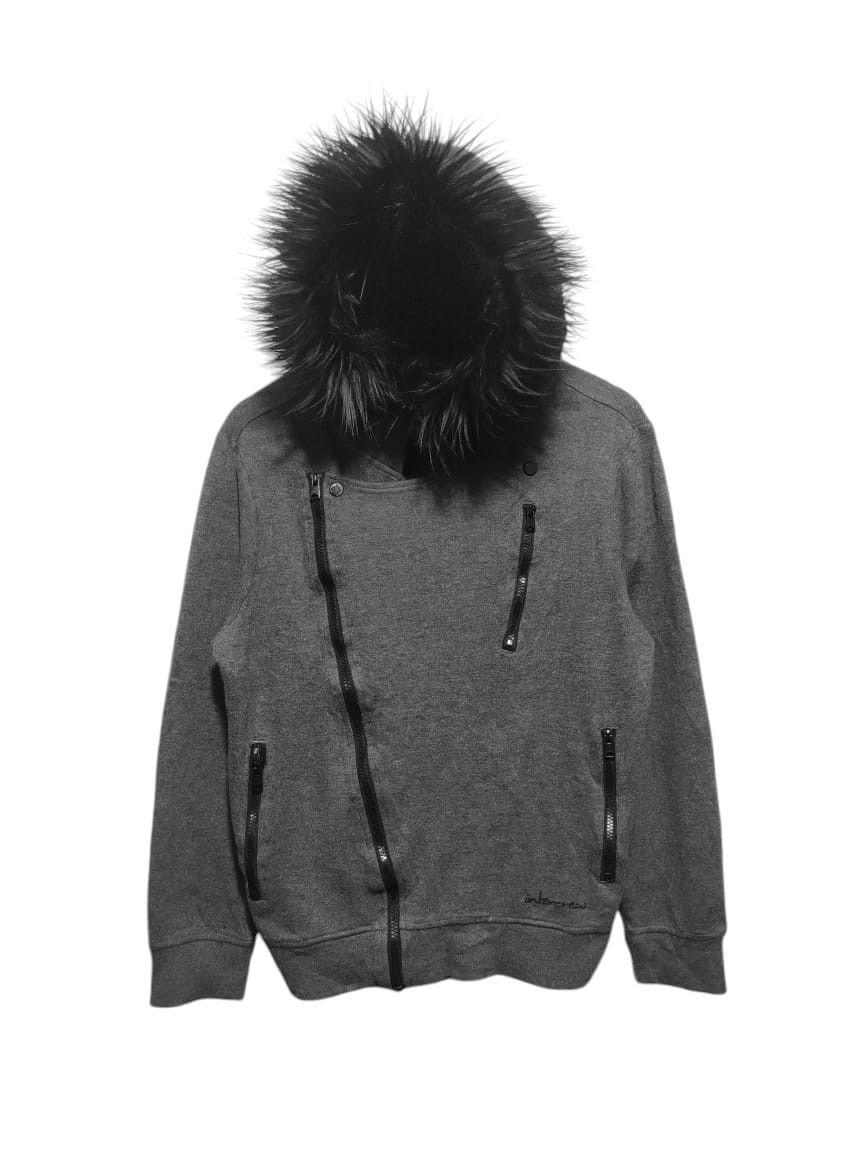 Hysteric Glamour Intercrew Asymmetrical Zip Fur Hoodie Lgb IfSixWasNine style Size US S / EU 44-46 / 1 - 1 Thumbnail