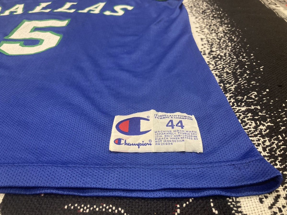 Vintage 90’s Dallas Mavericks Jason Kidd NBA Jersey Champion