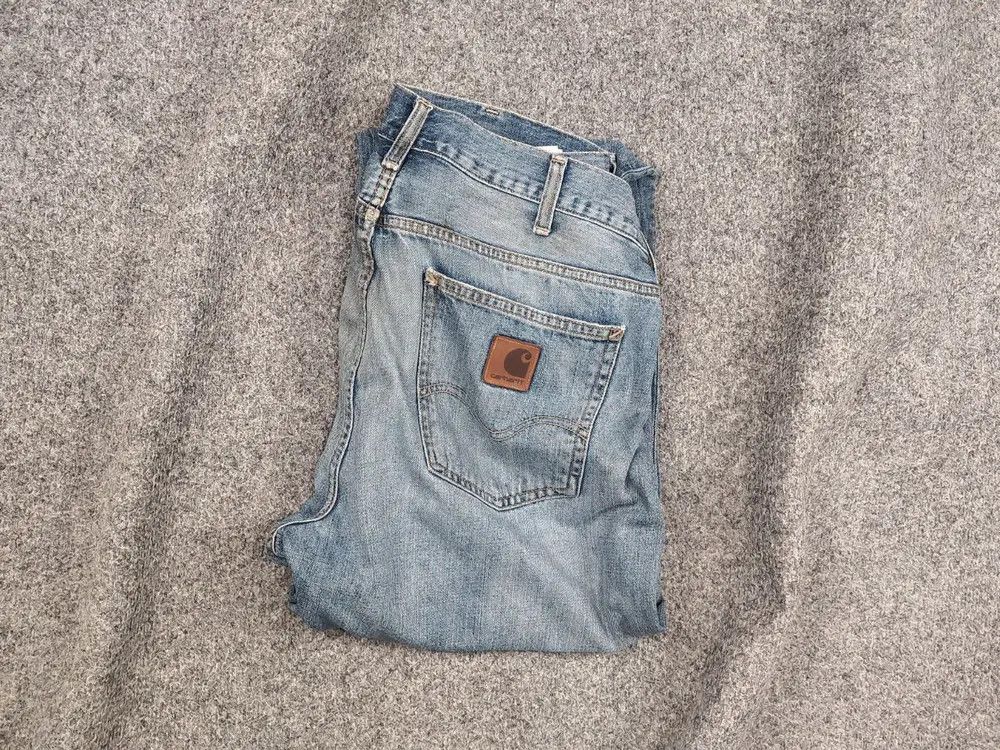 Carhartt Vintage Carhartt Marlow Pants Distressed Faded denim Jeans Size US 36 / EU 52 - 1 Thumbnail