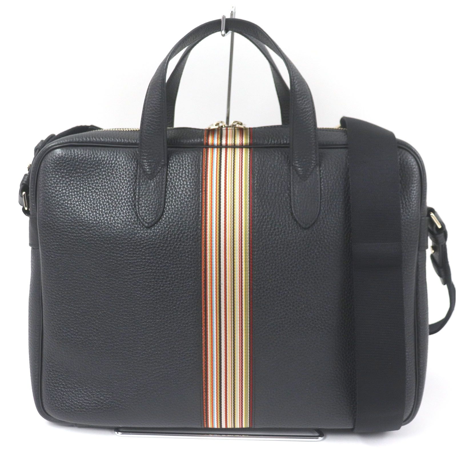 Paul Smith Paul Smith Paul Smith PORTFOLIO Leather 2way Briefcase Leather Business Bag A40009 DUTY FREE for USA Size ONE SIZE - 1 Thumbnail