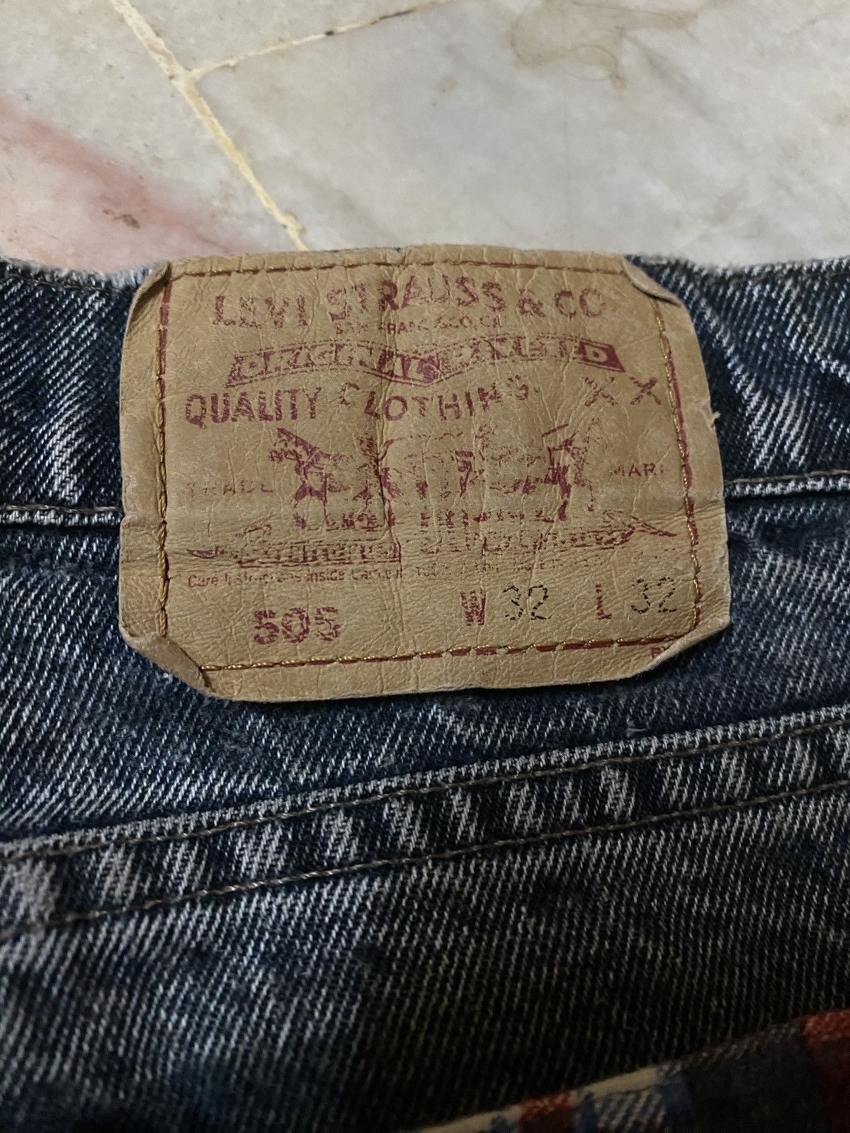 Levi's Vintage 80s Levis Distressed Paint Splatter Pattern Jeans Size US 30 / EU 46 - 14 Thumbnail