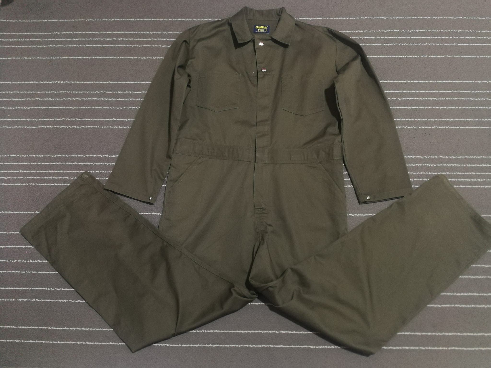 Oshkosh Oshkosh green army coverall w 34-40 Size US 34 / EU 50 - 1 Thumbnail
