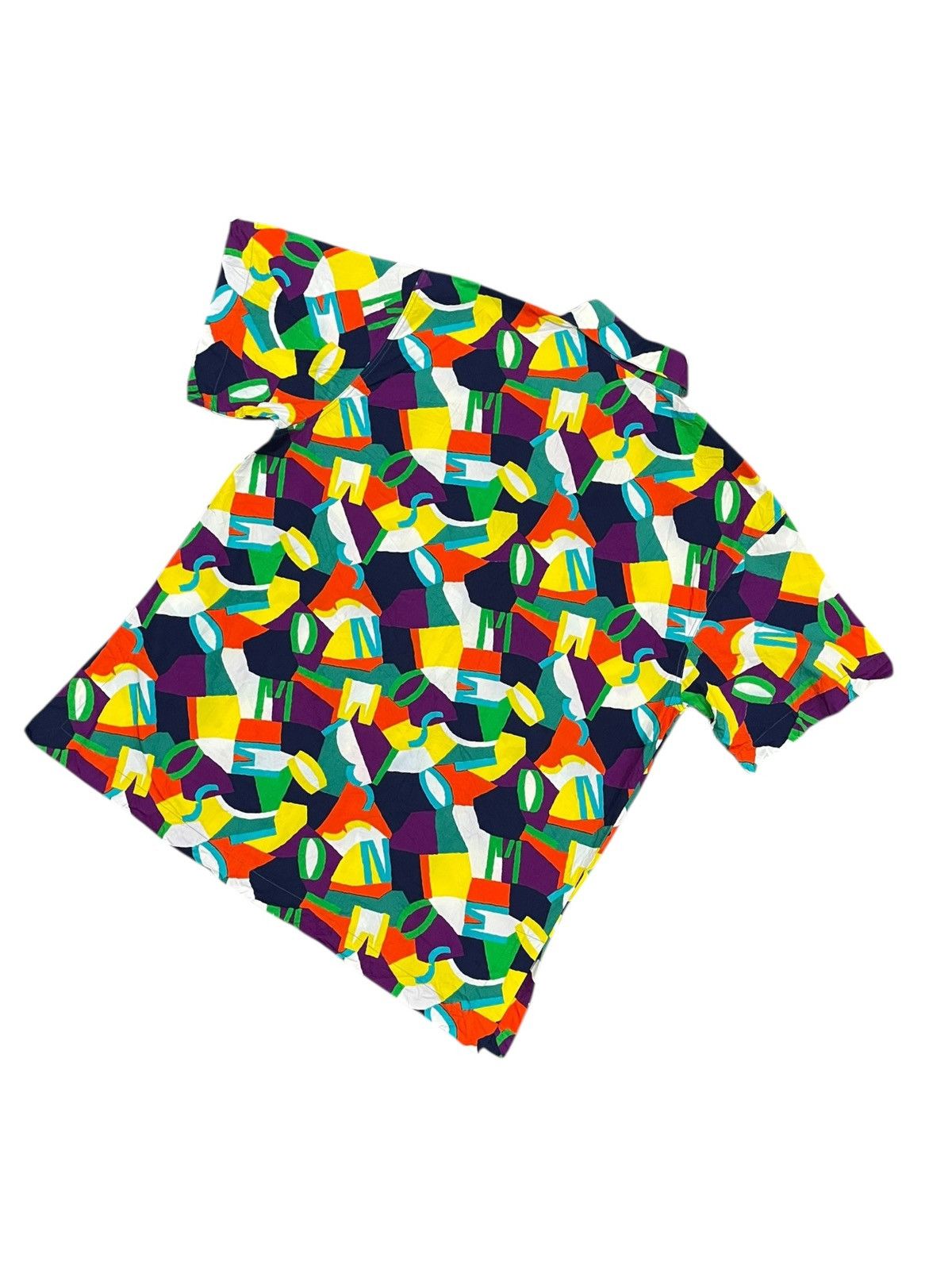 Missoni Missoni Mare Vintage 90s Alphabetical Abstract Art Shirts Size US XL / EU 56 / 4 - 7 Thumbnail