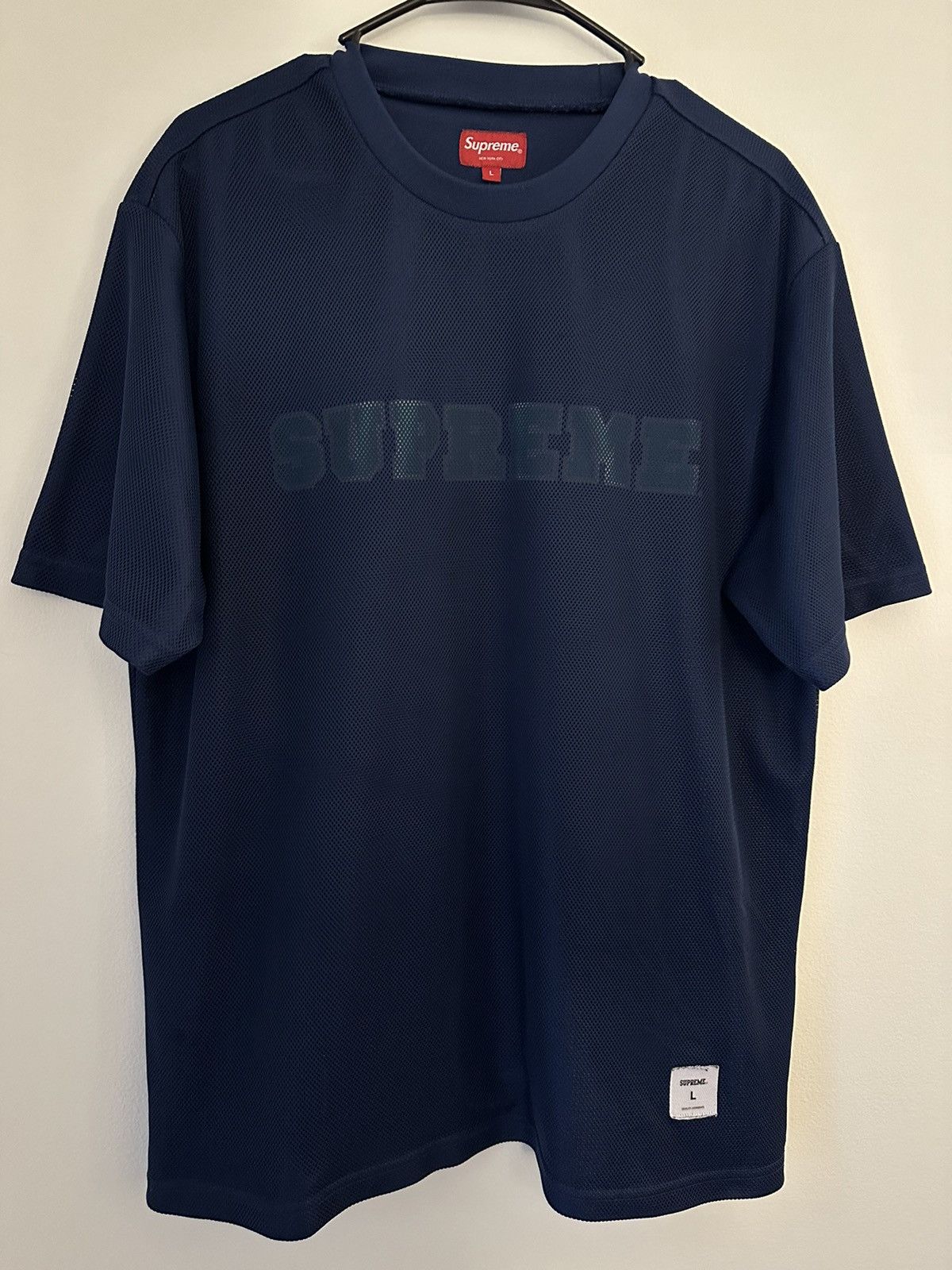 Supreme Supreme Dazzle Mesh S/S Top Tee Size US L / EU 52-54 / 3 - 1 Thumbnail