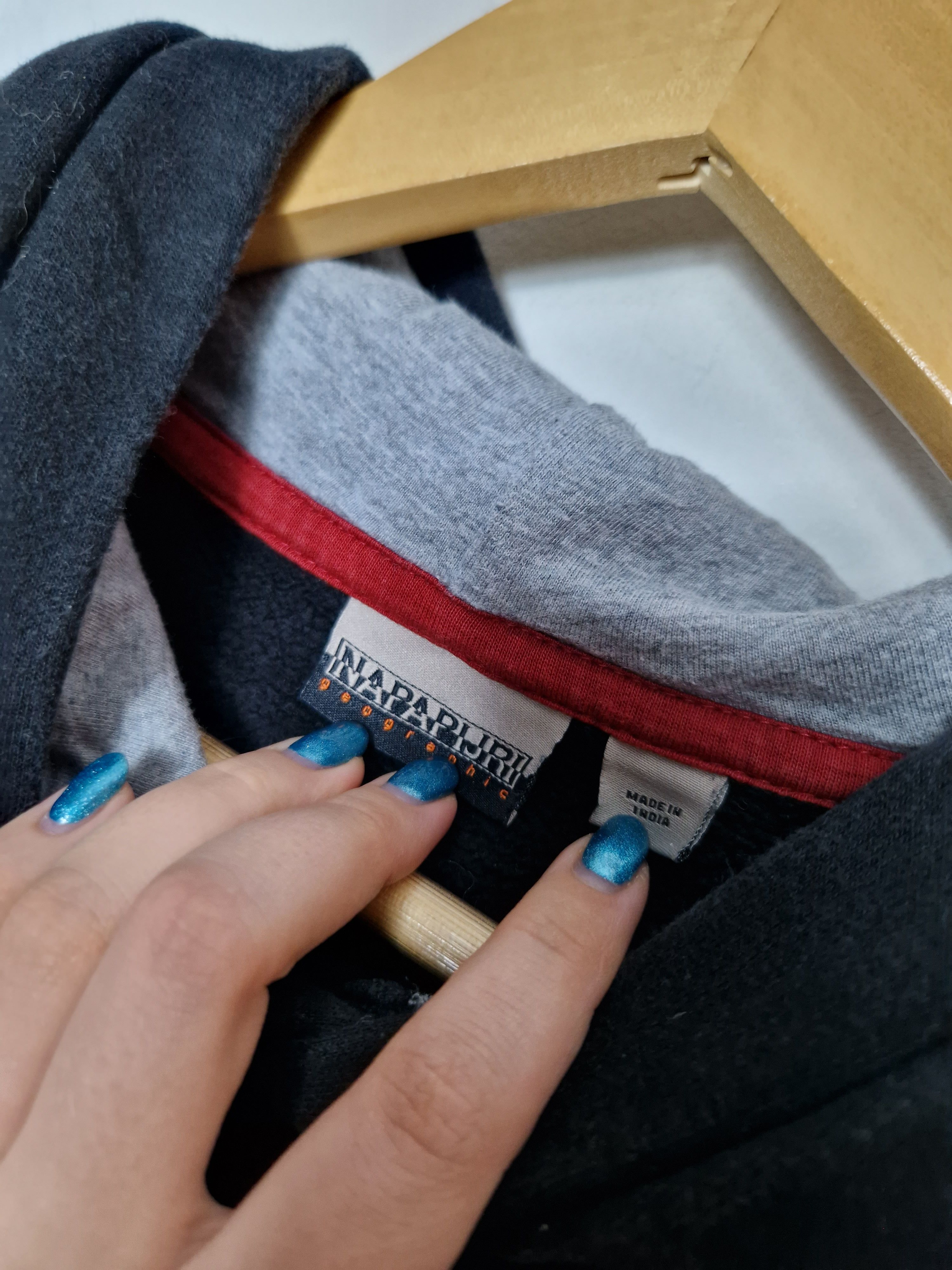 Napapijri × Vintage Napapijri cental logo sweatshirt y2k hoodie Size XS / US 0-2 / IT 36-38 - 4 Thumbnail