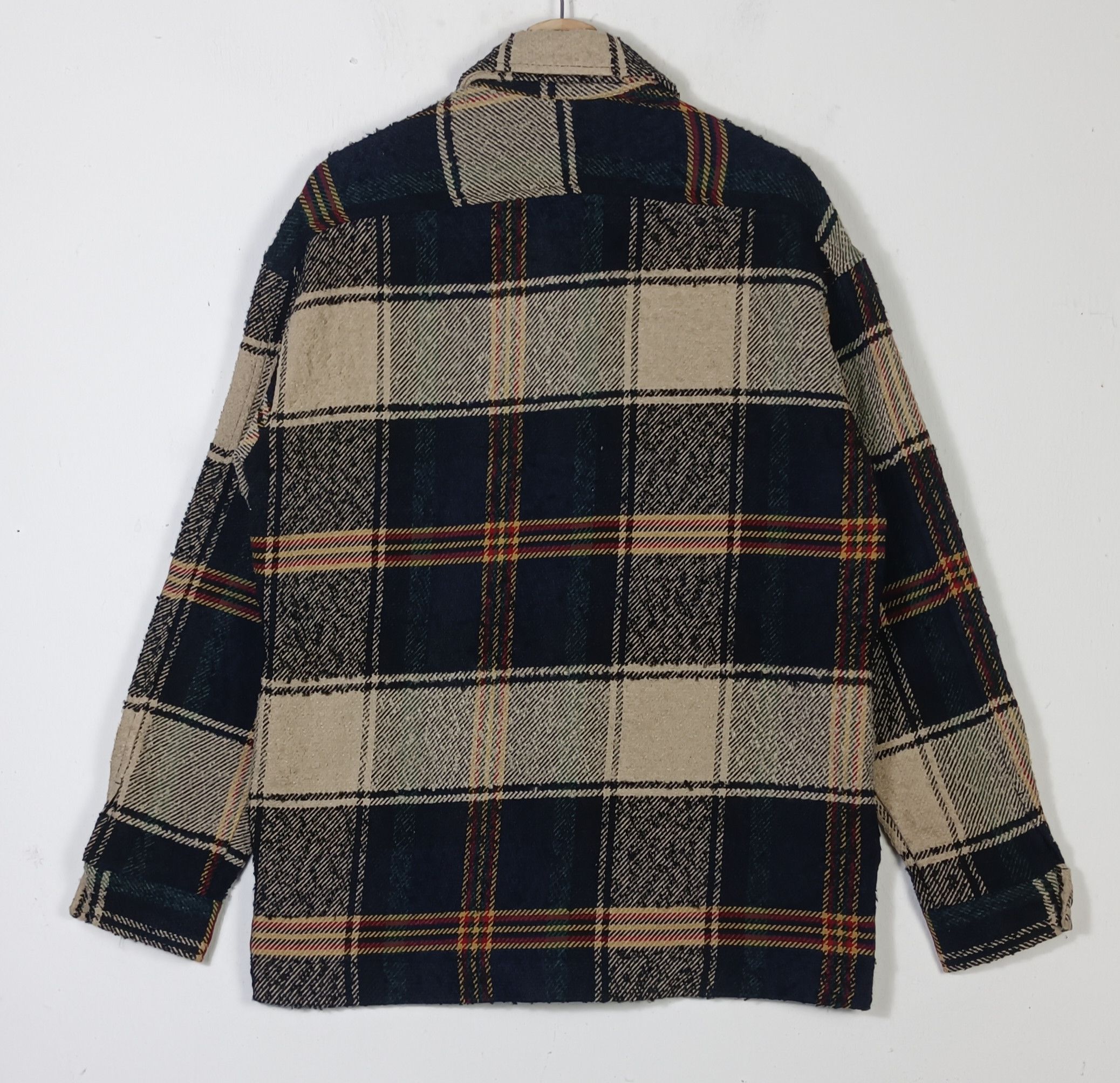 Designer × Zara Zara Men Flannel Wool Jacket Size US L / EU 52-54 / 3 - 3 Thumbnail