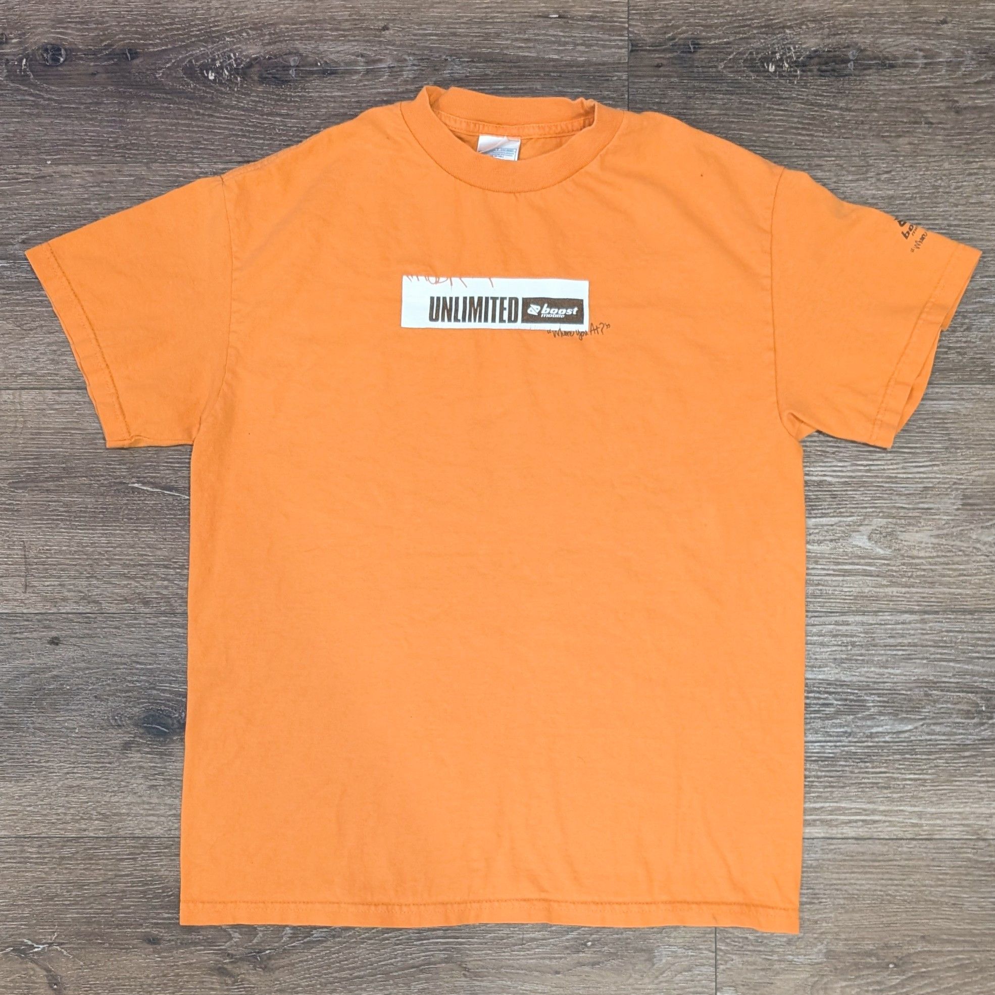 Rap Tees × Vintage Vintage Boost Mobile Where You At? Kanye West rap t-shirt Size US M / EU 48-50 / 2 - 1 Thumbnail