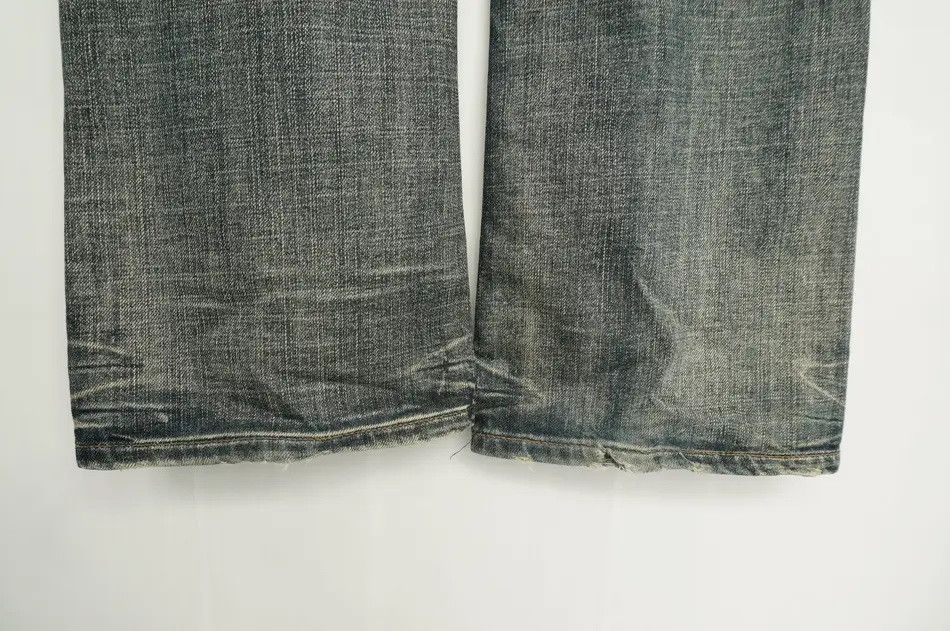 Japanese Brand Rare Vintage EDGE RUPERT Patchwork Lowrise Jeans Size US 31 - 12 Thumbnail