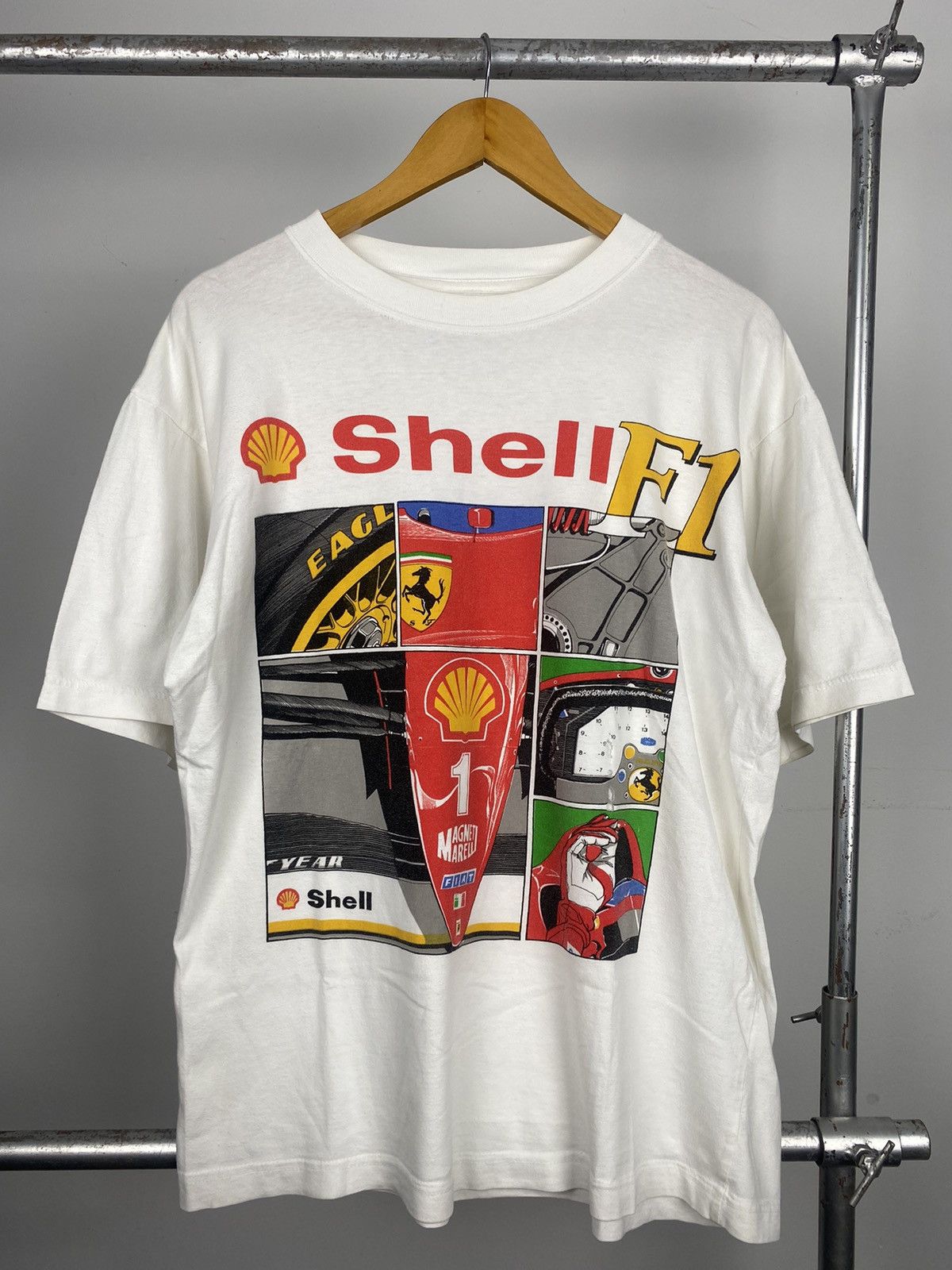 Ferrari × Vintage Vtg90’s Shell F1 Size US XL / EU 56 / 4 - 1 Thumbnail