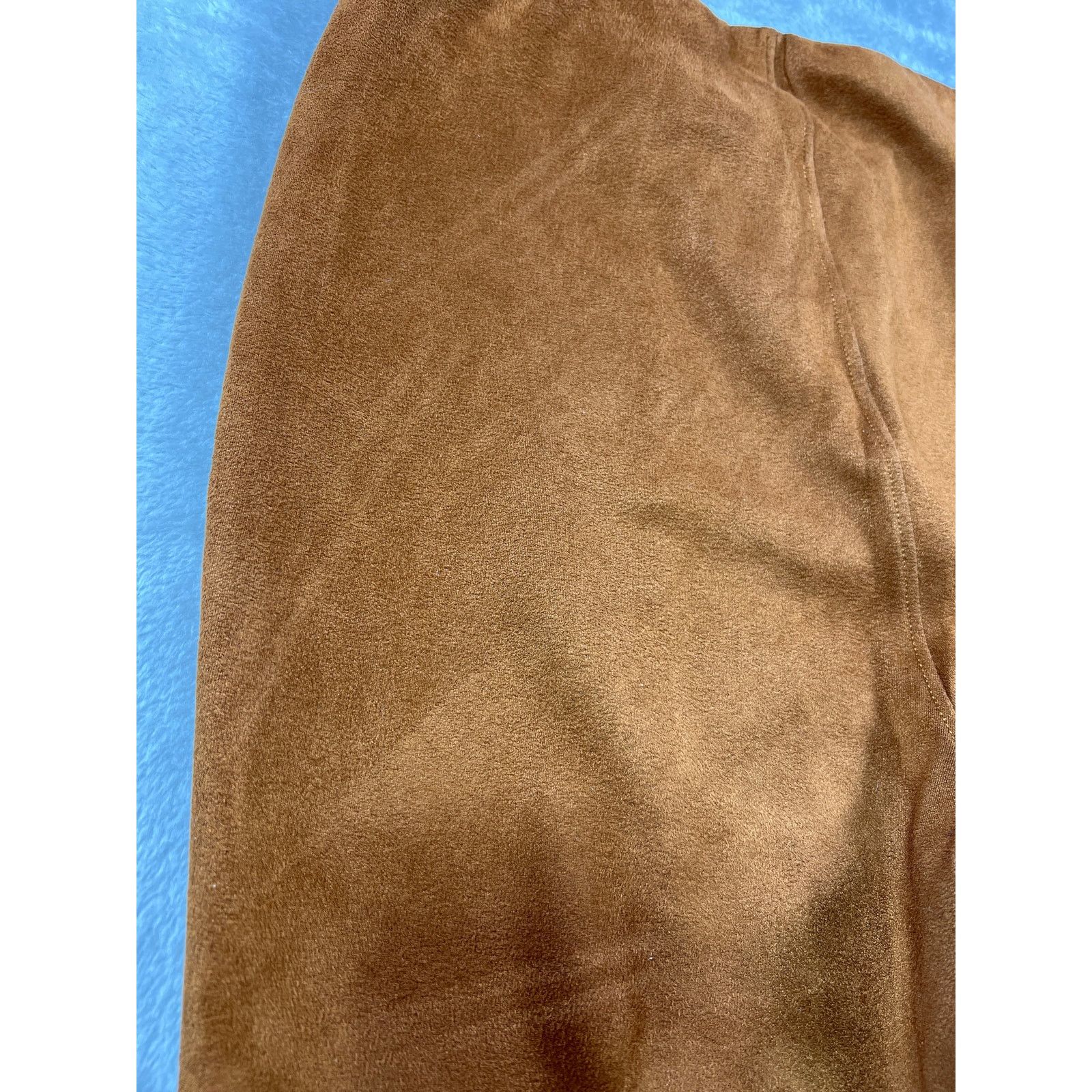 Other Western Brown Faux Leather Pull On Pants High Rise Size 27" / US 4 / IT 40 - 6 Thumbnail