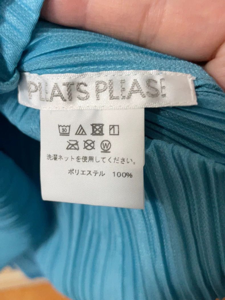 Issey Miyake Issey Miyake size:2 Sky-blue cheongsong-style dress Size L / US 10 / IT 46 - 3 Thumbnail