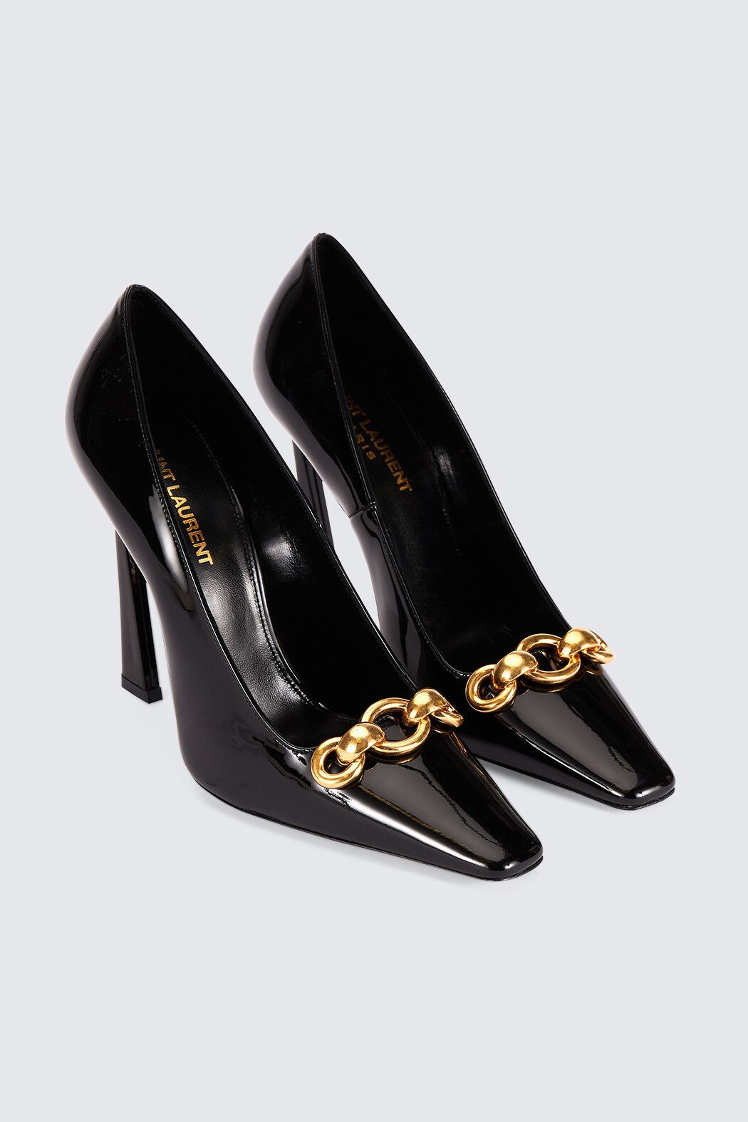 Saint Laurent Paris o1b1hav111224 Severine Pumps in Patent Leather in Black Size US 11 / IT 41 - 2 Thumbnail