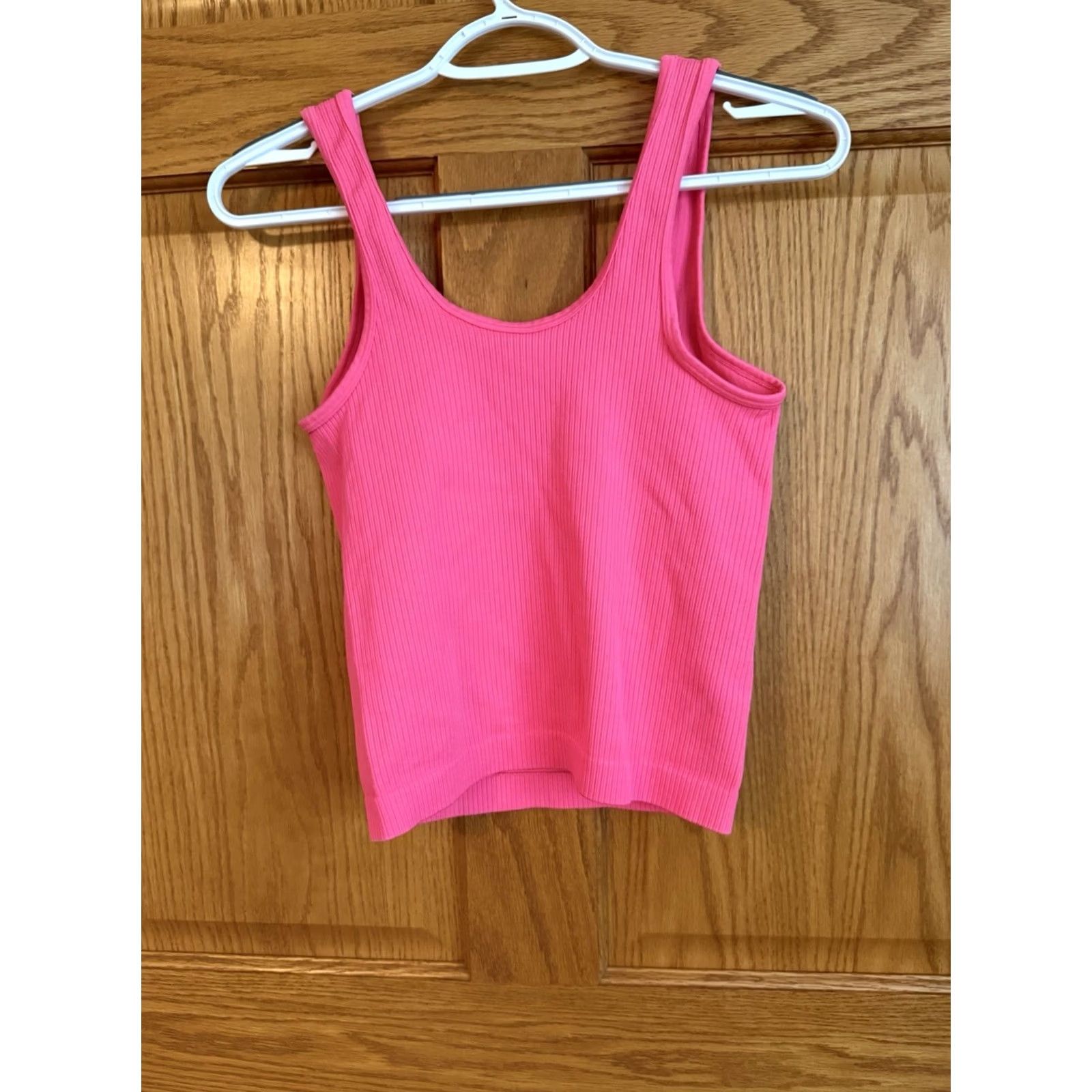 Vintage A New Day Hot Pink Adjustable Crop Top Size Small Festival Beach Concert Womens Size S / US 4 / IT 40 - 2 Thumbnail