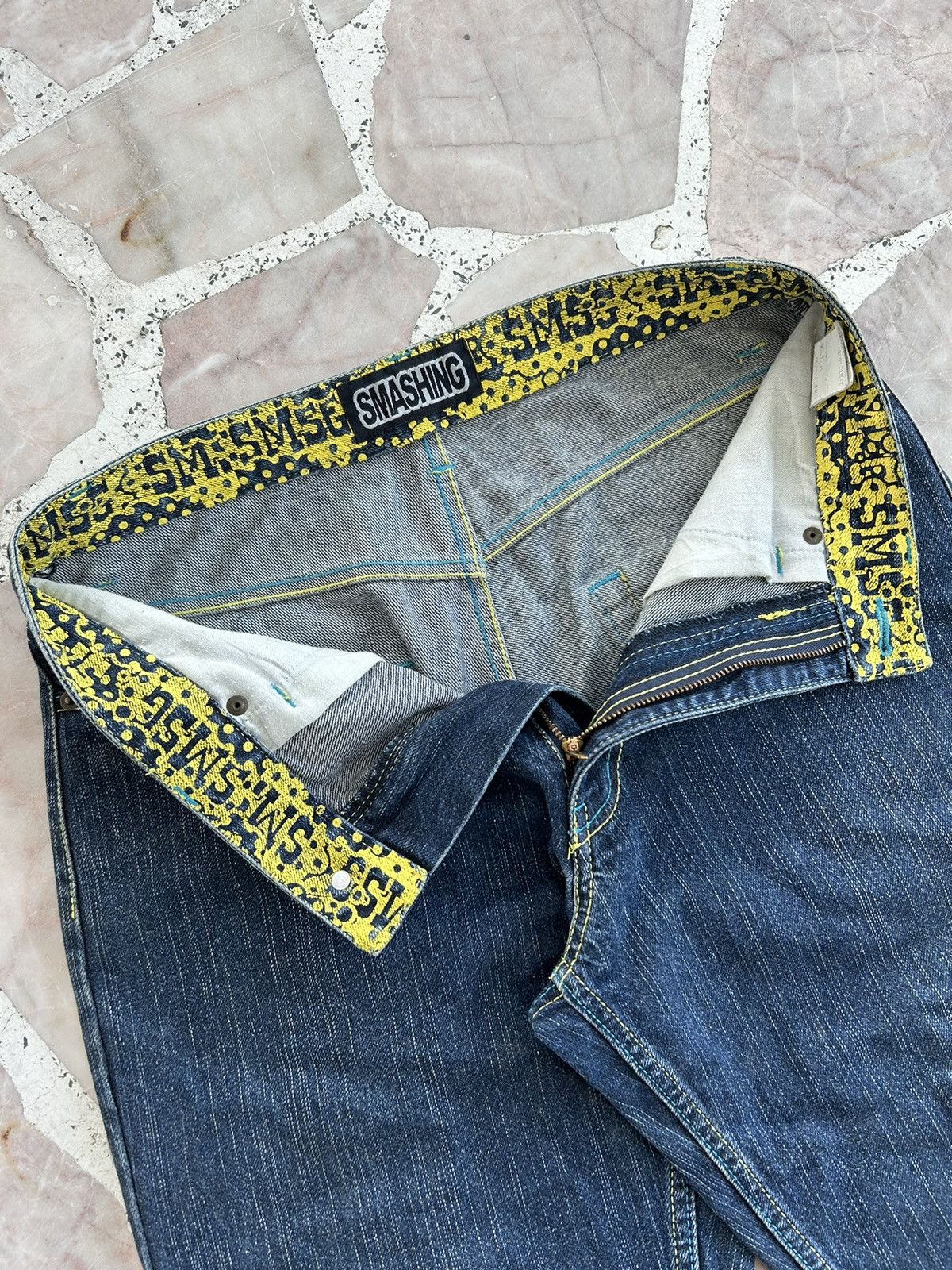 Japanese Brand Smashing Denime Golden Camo Layered Size US 30 / EU 46 - 6 Thumbnail