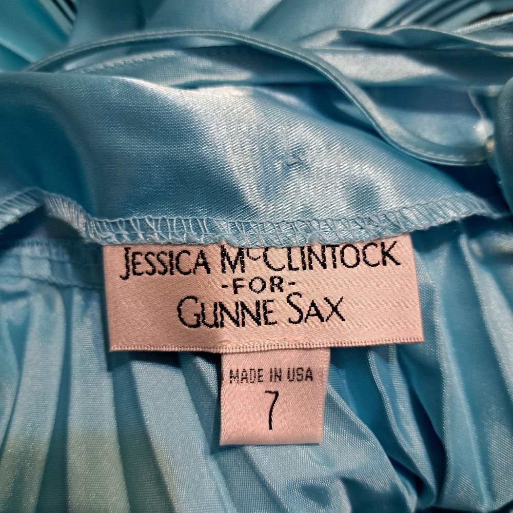 Other Vintage Jessica McClintock For Gunne Sax Pleated Sequins Coc Size M / US 6-8 / IT 42-44 - 5 Thumbnail