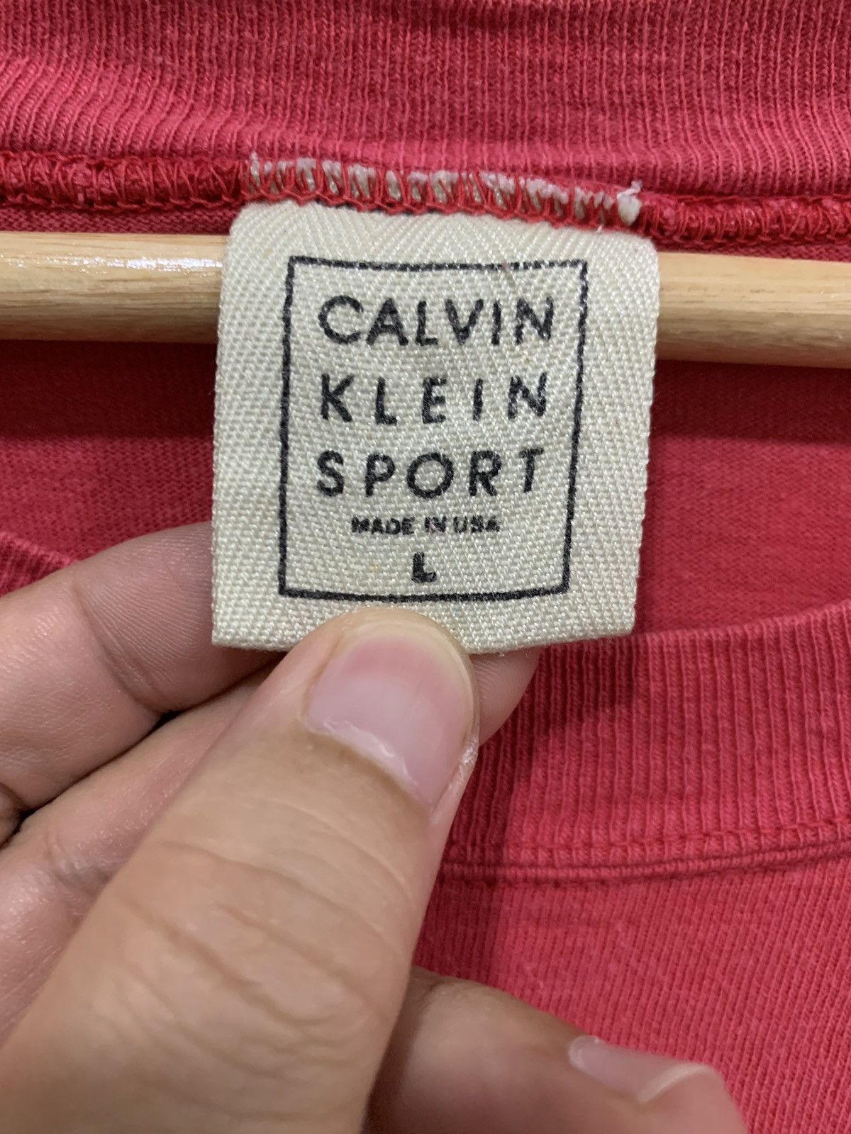 Calvin Klein Vintage Calvin Klein T Shirt L Mens Short Sleeve 100% Cotton Size US L / EU 52-54 / 3 - 6 Thumbnail