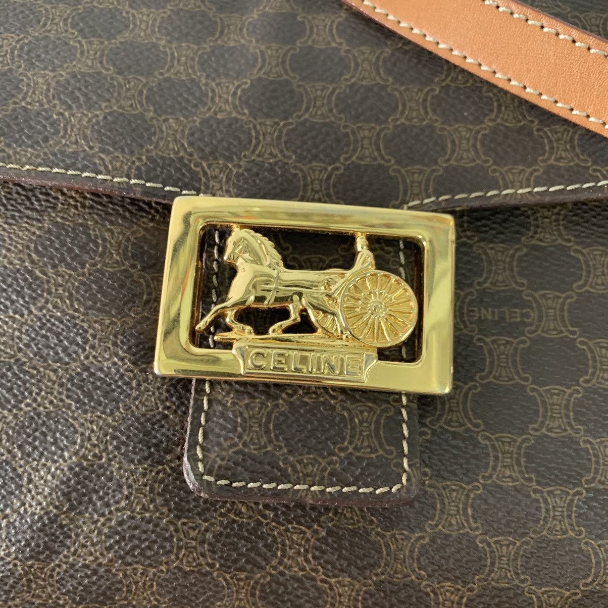 Celine Celine Box Monogram Vintage Sling Shoulder Bag Size ONE SIZE - 9 Thumbnail