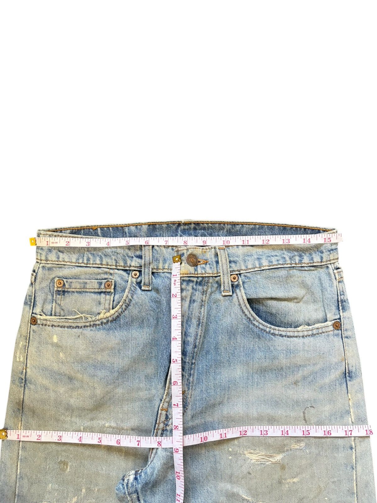 Levi's Vintage 90s Levis Dirtied Wash Distressed Loose Jeans Size US 31 - 6 Thumbnail