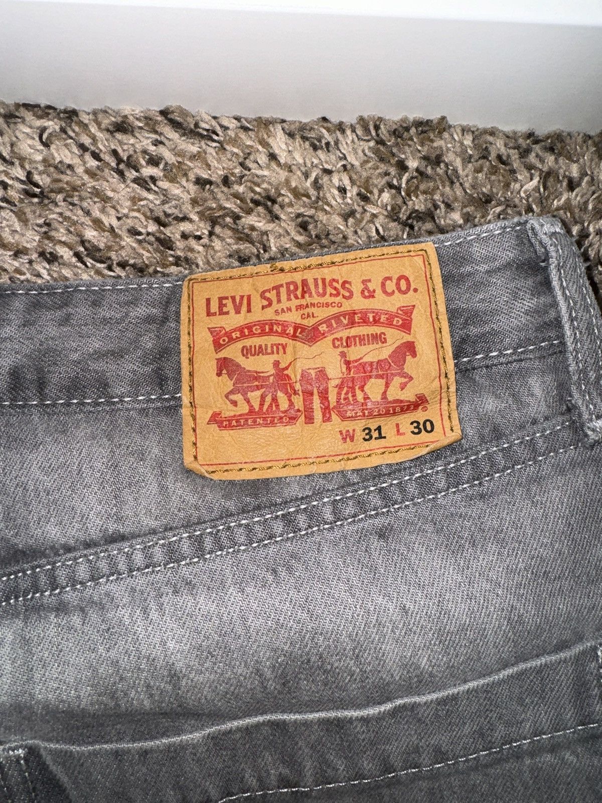 Levi's Levis Grey Carpenter Pants Size US 31 - 5 Thumbnail