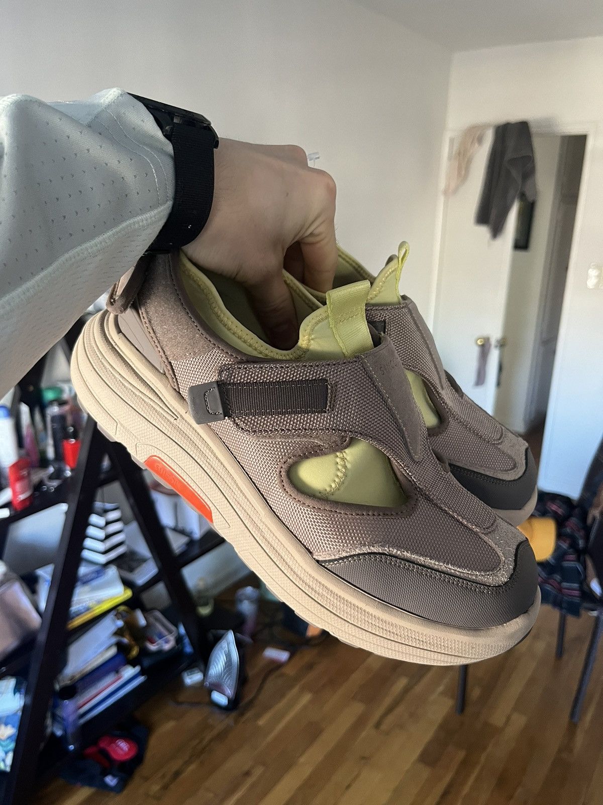 Suicoke Suicoke tred beige & yellow sneakers 2023 Size US 8 / EU 41 - 1 Thumbnail