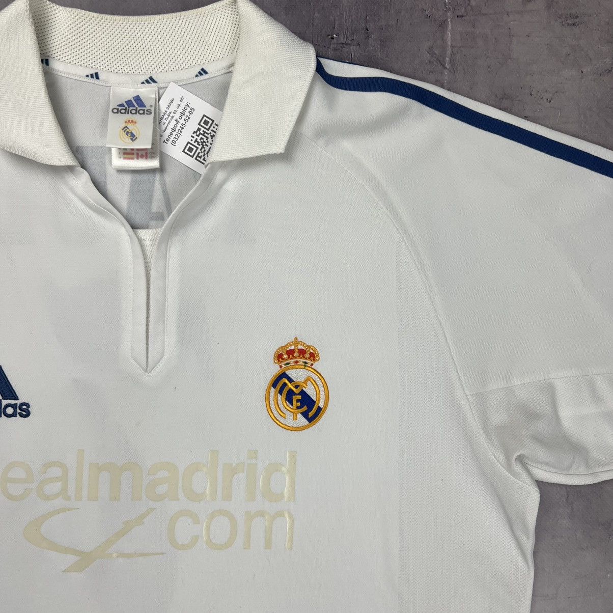 Adidas Rare! Raul 7 Real Madrid Adidas Soccer Jersey Shirt 00s Size US M / EU 48-50 / 2 - 15 Thumbnail