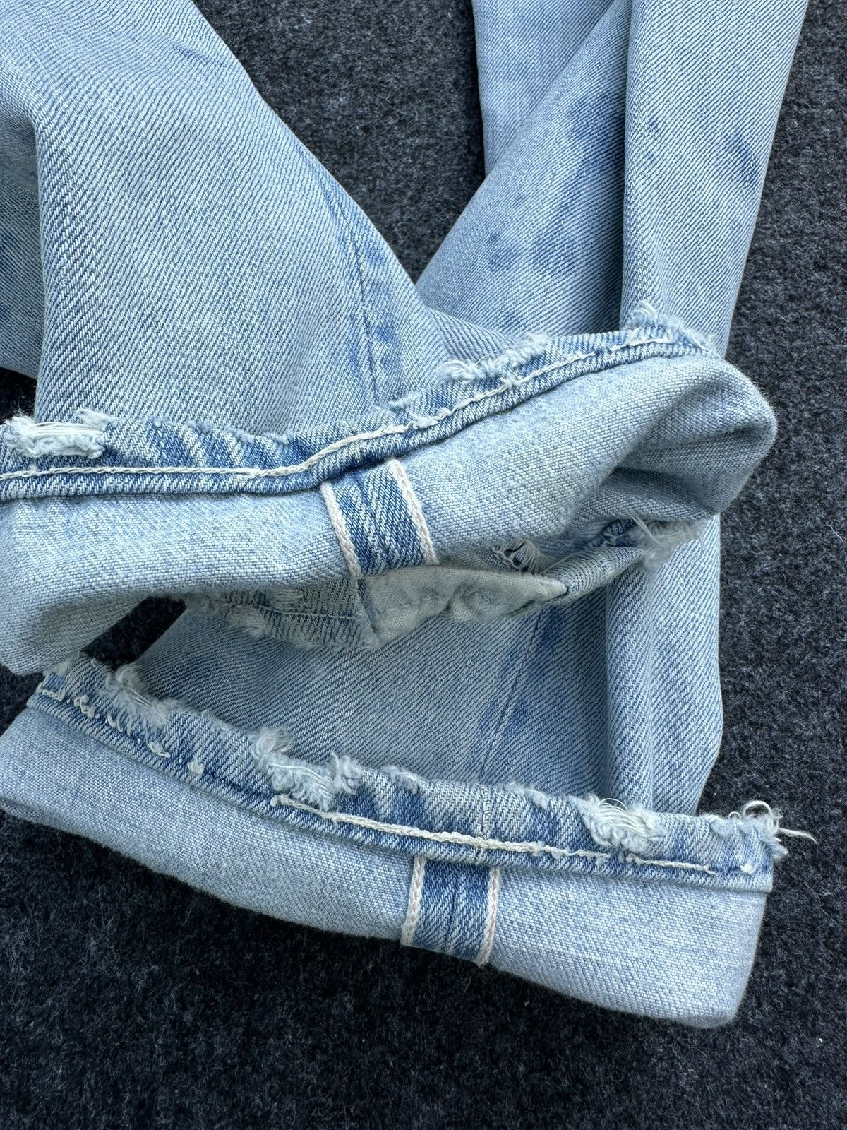 Levi's Vintage Levis 501 LVC Japan Distressed Denim 32x31 D49 Size US 32 / EU 48 - 13 Thumbnail