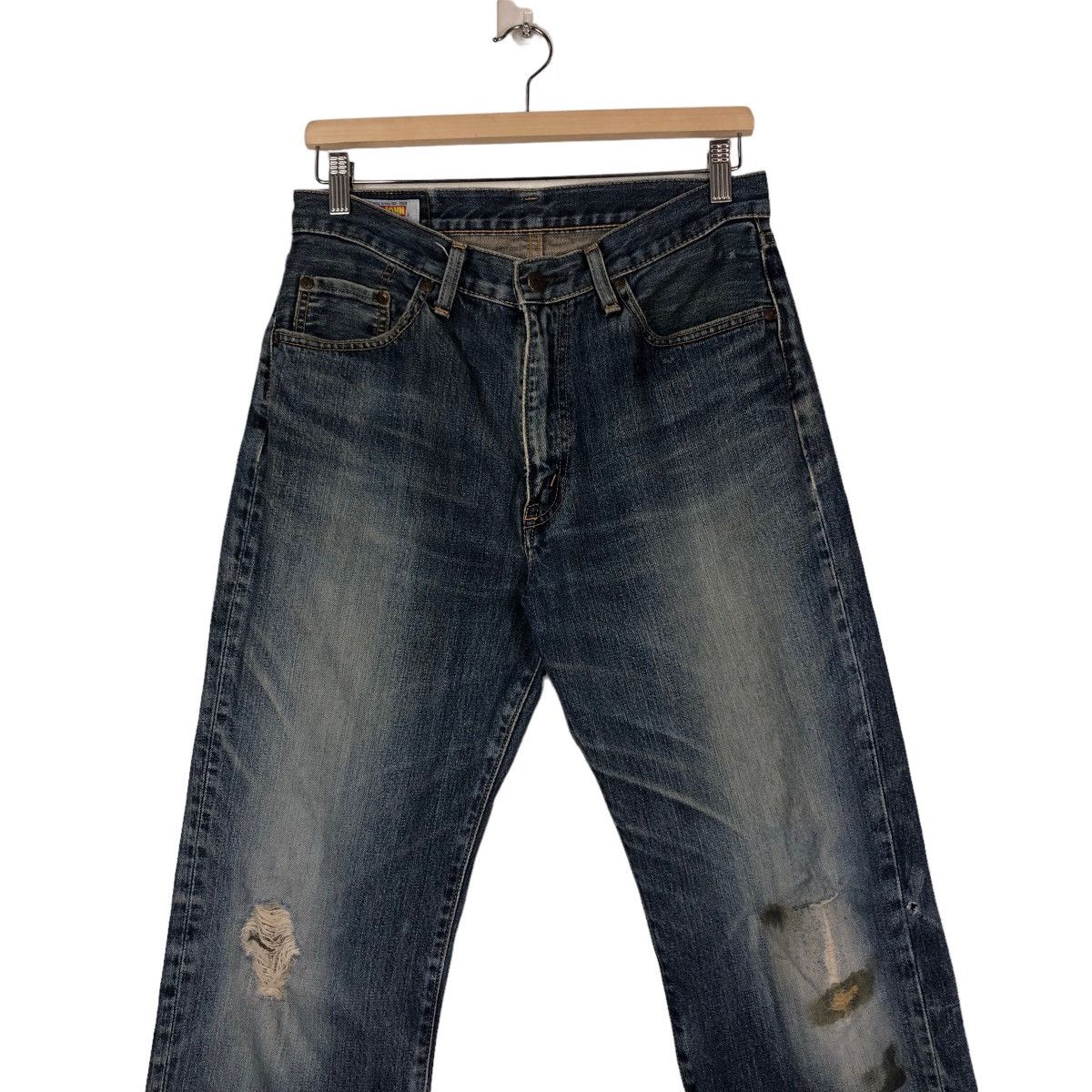 Japanese Brand 🔥Vintage Denim Jeans Big John Issey Miyake Size US 30 / EU 46 - 4 Thumbnail