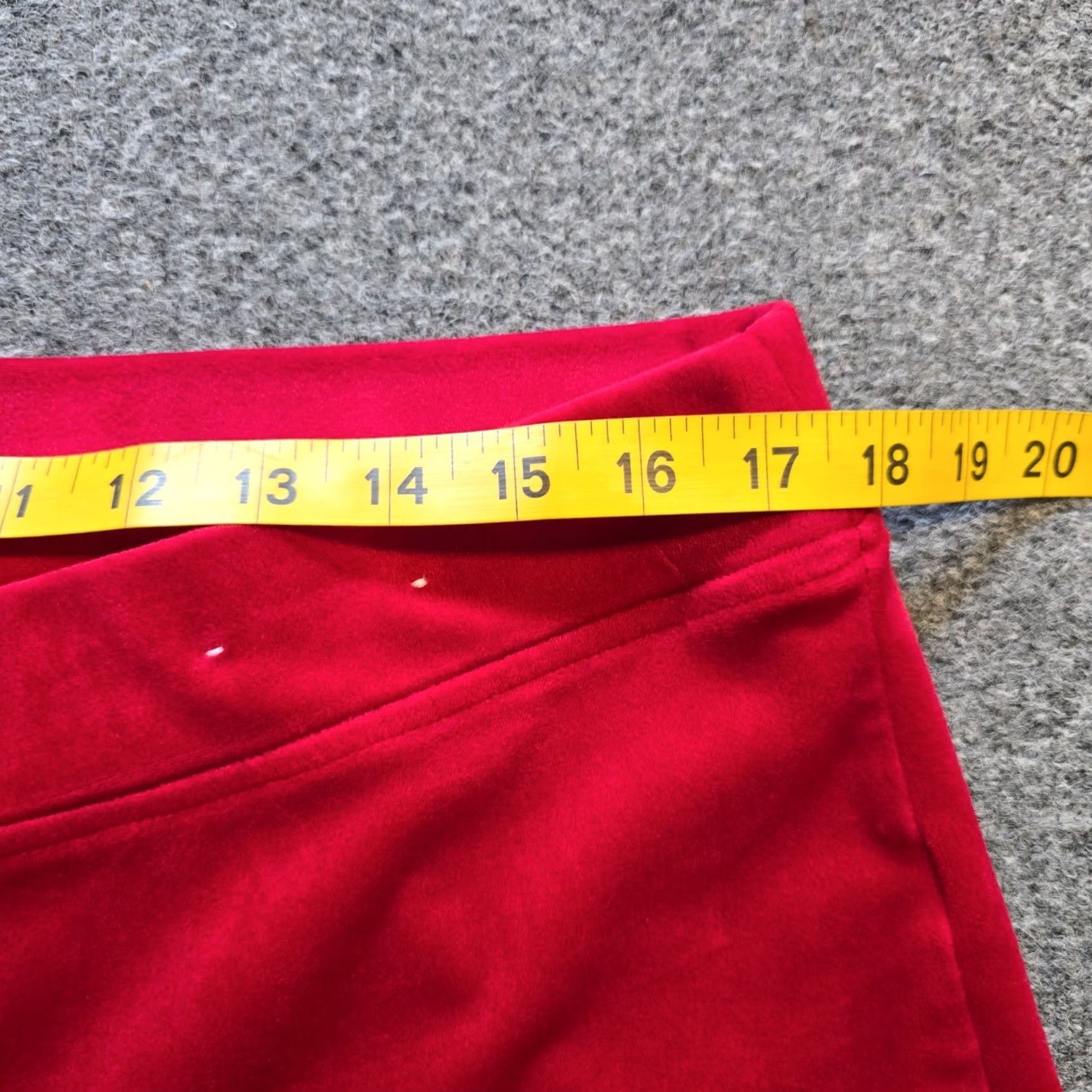 Juicy Couture Juicy Couture Pants Women Red Velour Rhinestone XL Size Size 40" / US 18 - 6 Thumbnail