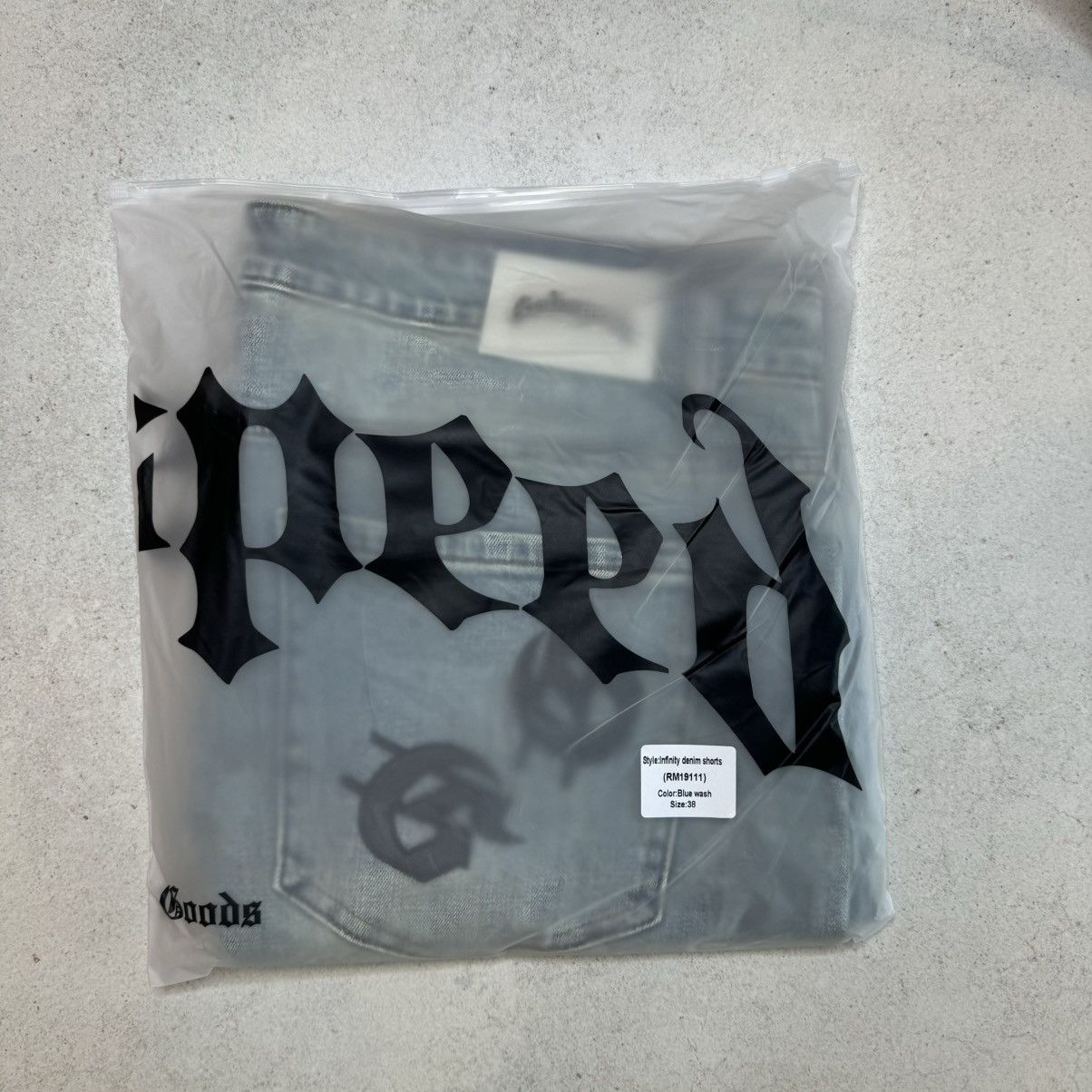 Godspeed Godspeed infinity denim shorts blue wash SIZE 38 Size US 38 / EU 54 - 3 Thumbnail