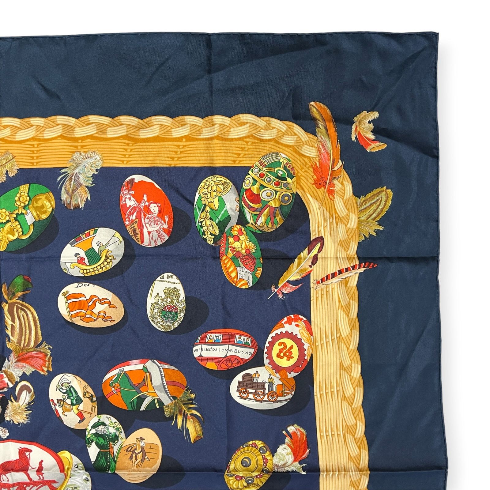 Hermes Hermes Couvee d'Hermes Silk Scarf 90cm Vintage France Size ONE SIZE - 12 Thumbnail