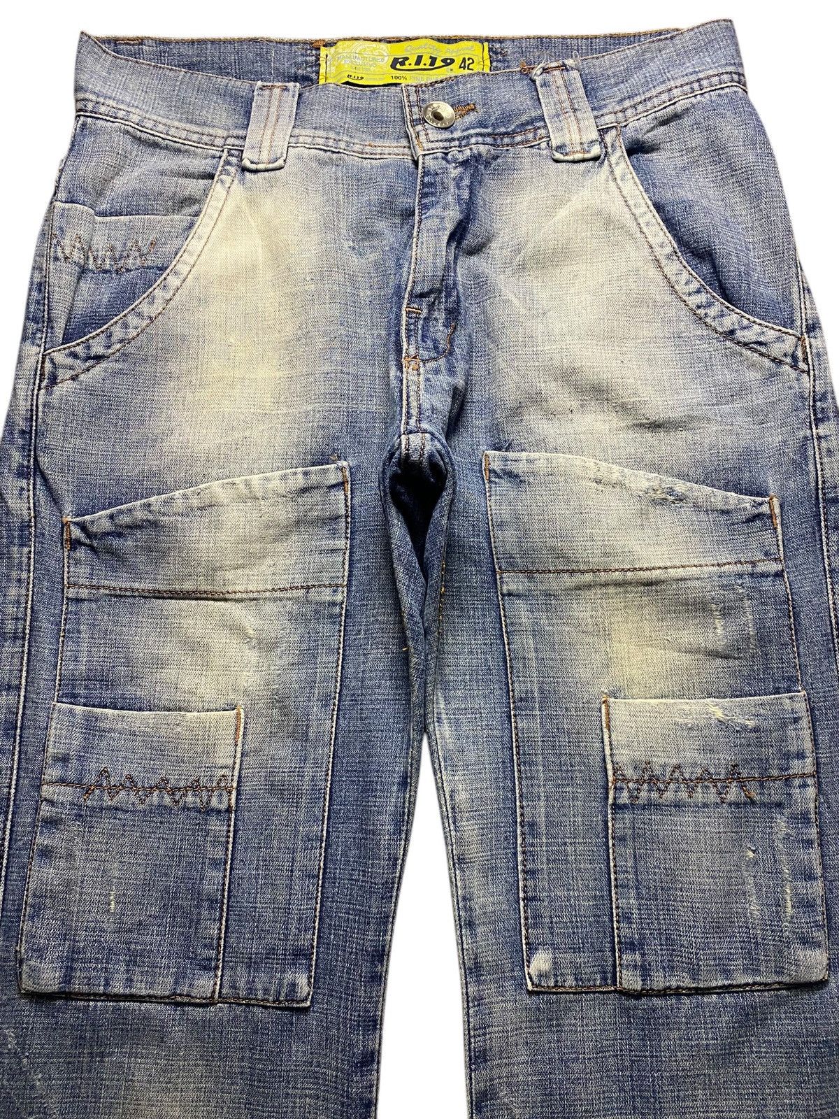14th Addiction Rare R119 Multi Pocket Rusty Jeans Size US 32 / EU 48 - 3 Thumbnail