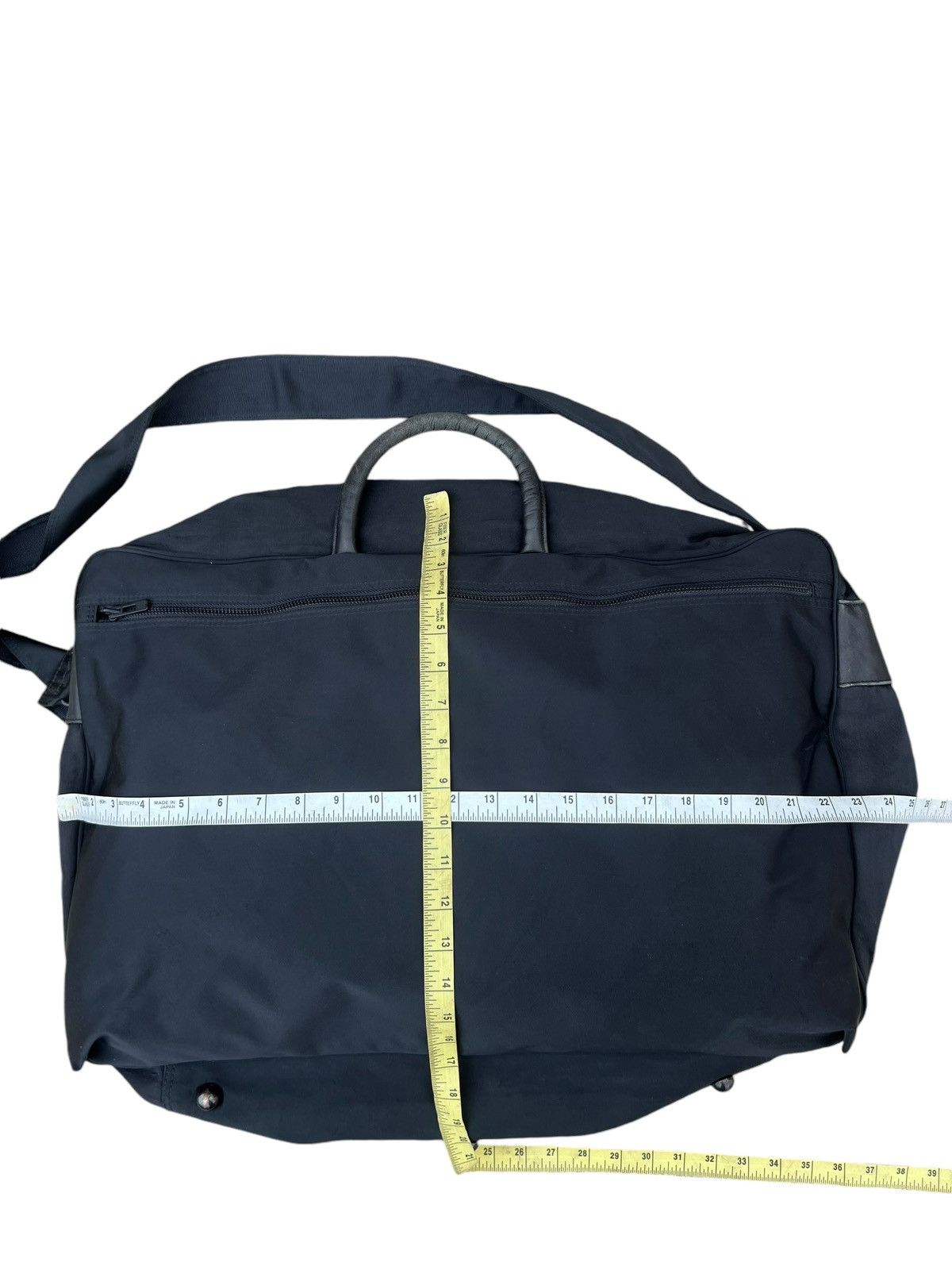 Barneys New York Vintage 90s Barneys New York Leather Nylon 2 Way Bag Huge Size ONE SIZE - 25 Thumbnail