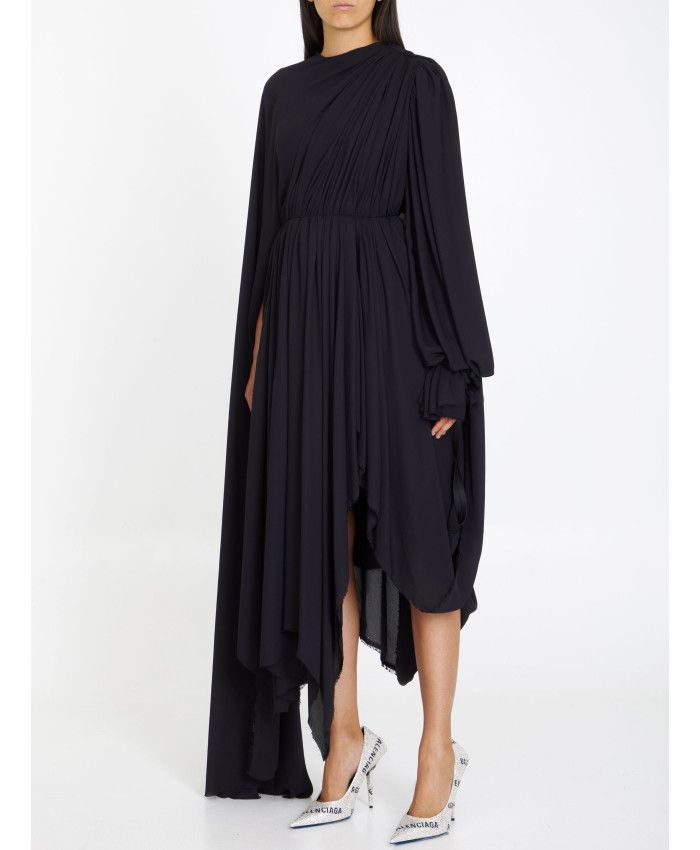 Balenciaga o1y0625 Maxi Dress in Black Size S / US 4 / IT 40 - 2 Thumbnail