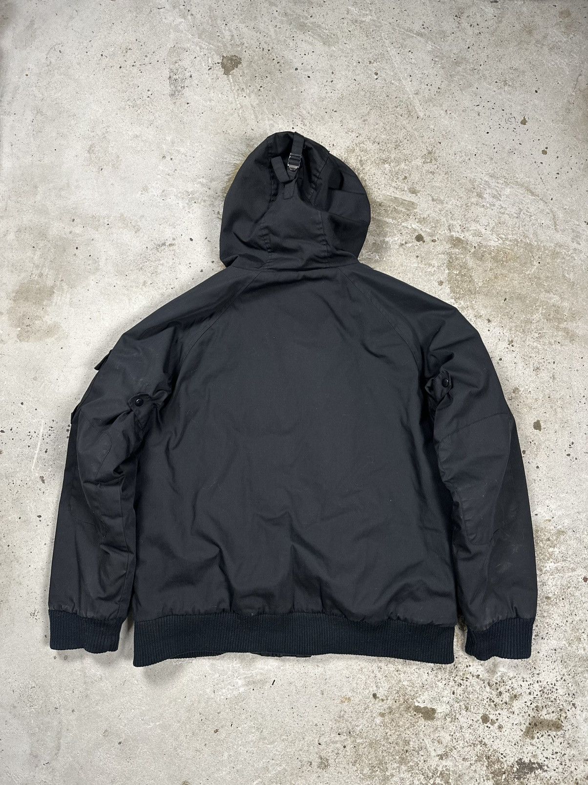 If Six Was Nine × Japanese Brand × Le Grande Bleu (L.G.B.) Vintage Y2K Faux Fur Black Bomber Jacket Hooded Size US XL / EU 56 / 4 - 2 Thumbnail