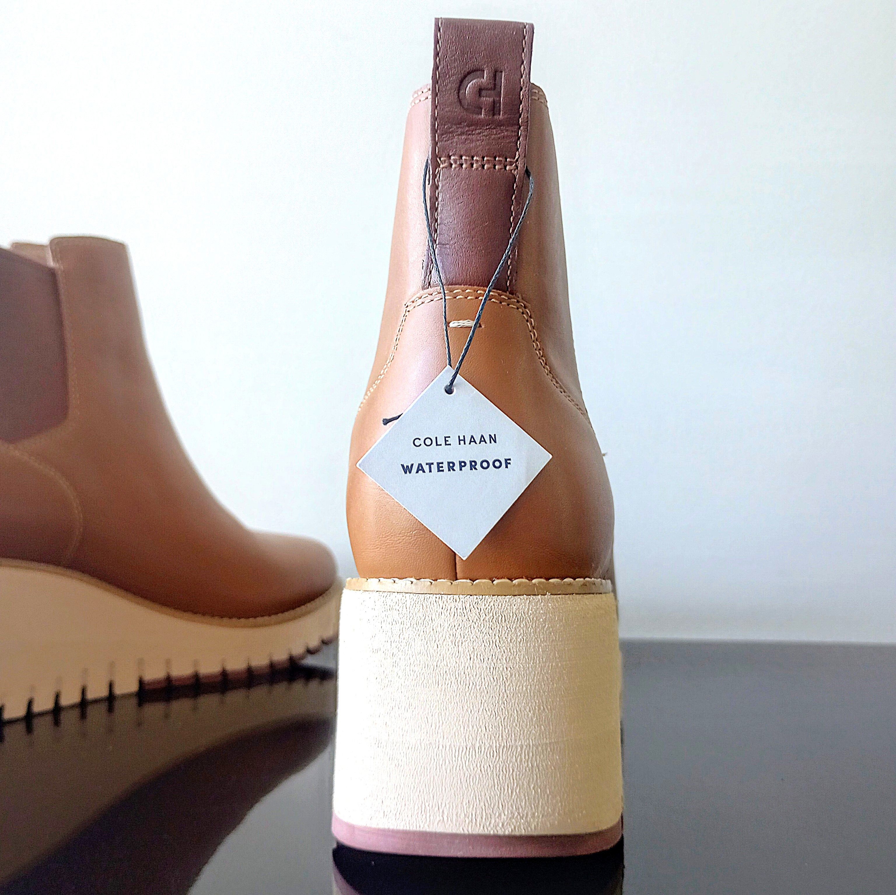 Cole Haan Cole Haan Women ZeroGrand City Wedge Waterproof Chelsea Boot Size US 9.5 / IT 39.5 - 7 Thumbnail