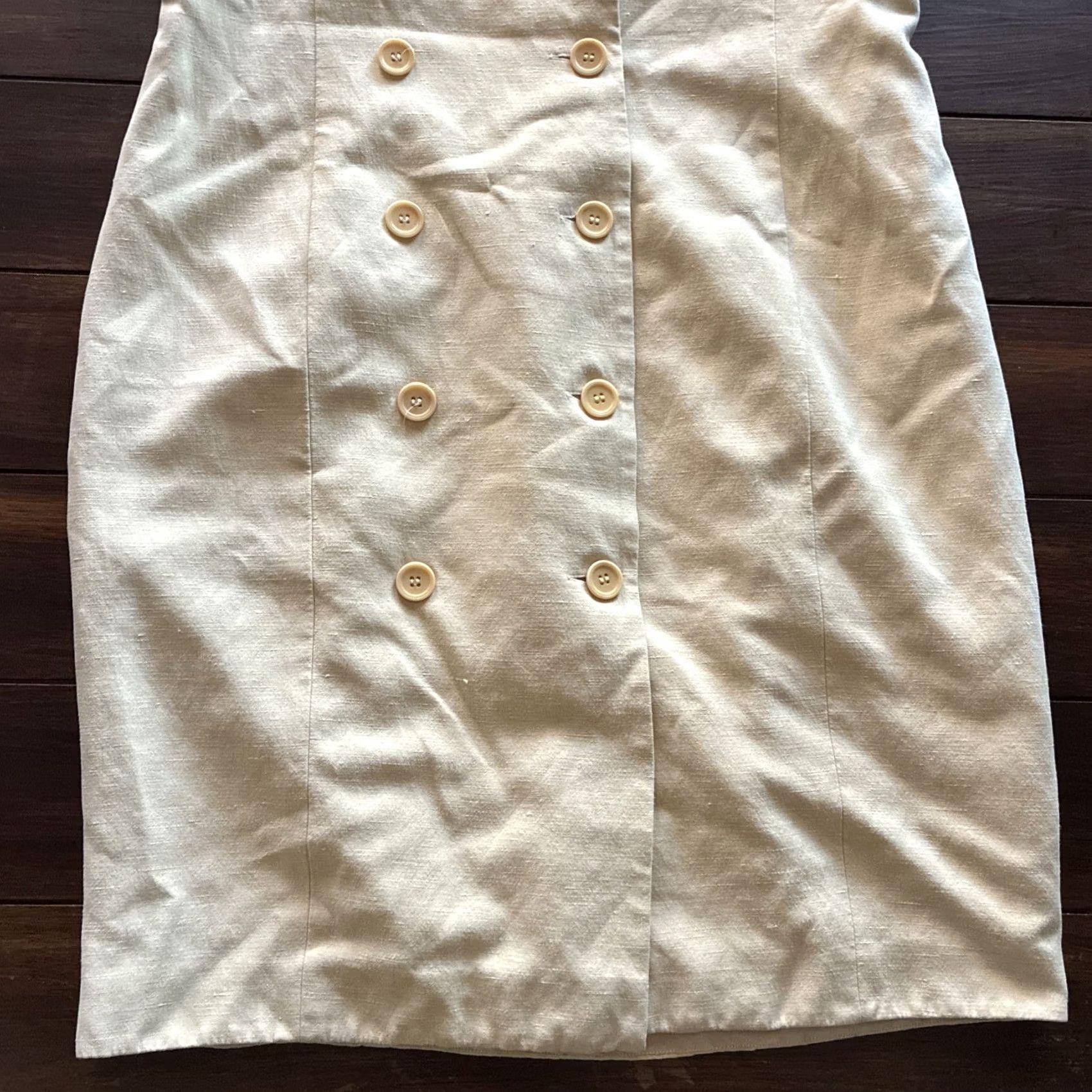 Jones New York Jones New York Shift Wrap Dress - Neutral Tan Size M / US 6-8 / IT 42-44 - 2 Thumbnail