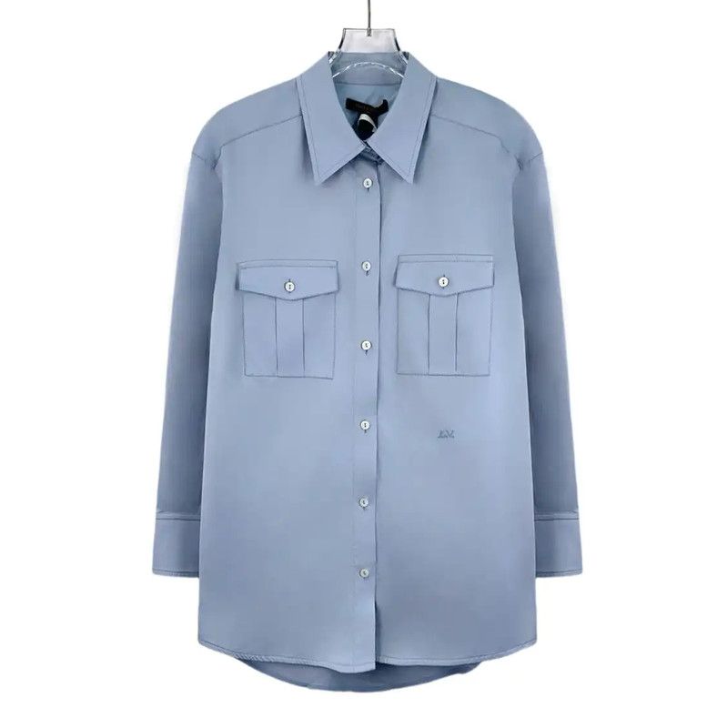 Louis Vuitton S Size Blue Cotton Women's Shirt 0089