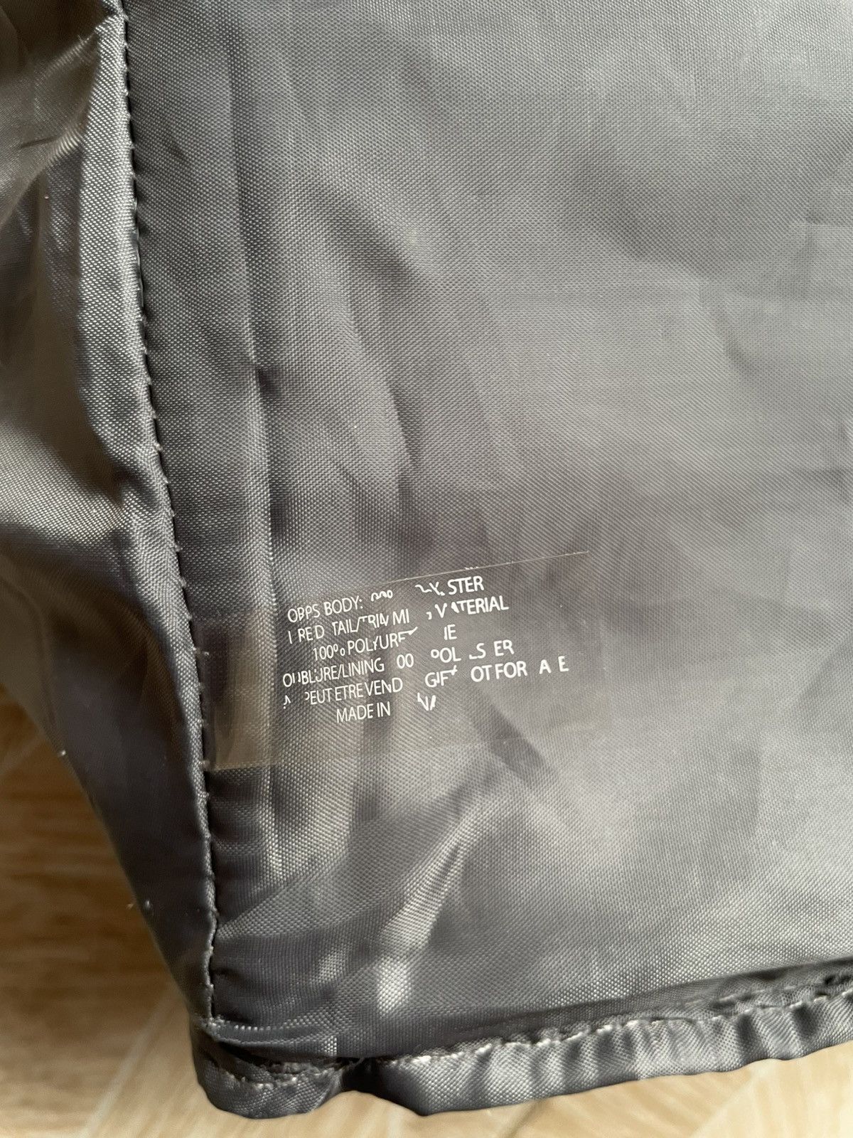 Issey Miyake × Japanese Brand × Vintage Japanese Designer Issey Miyake Parfums Bag Gray Size ONE SIZE - 10 Thumbnail