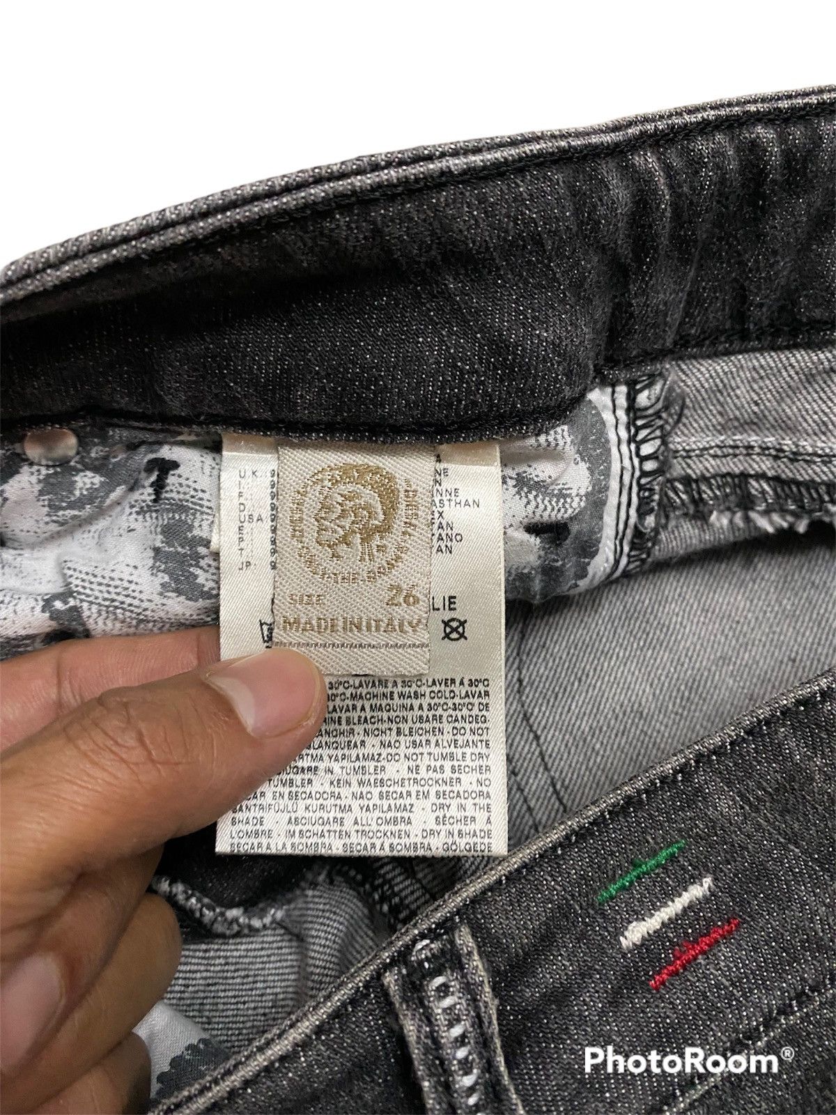 Diesel × Hysteric Glamour × Tornado Mart Diesel Cuddy Stretch Black Wash Made in Italy Size US 29 - 9 Thumbnail
