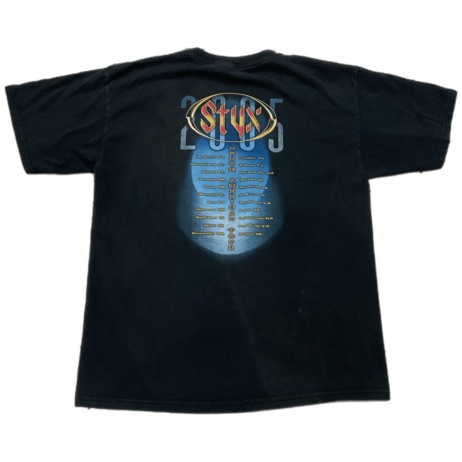 Gildan 2005 Styx North American Tour T-Shirt Size US L / EU 52-54 / 3 - 2 Thumbnail