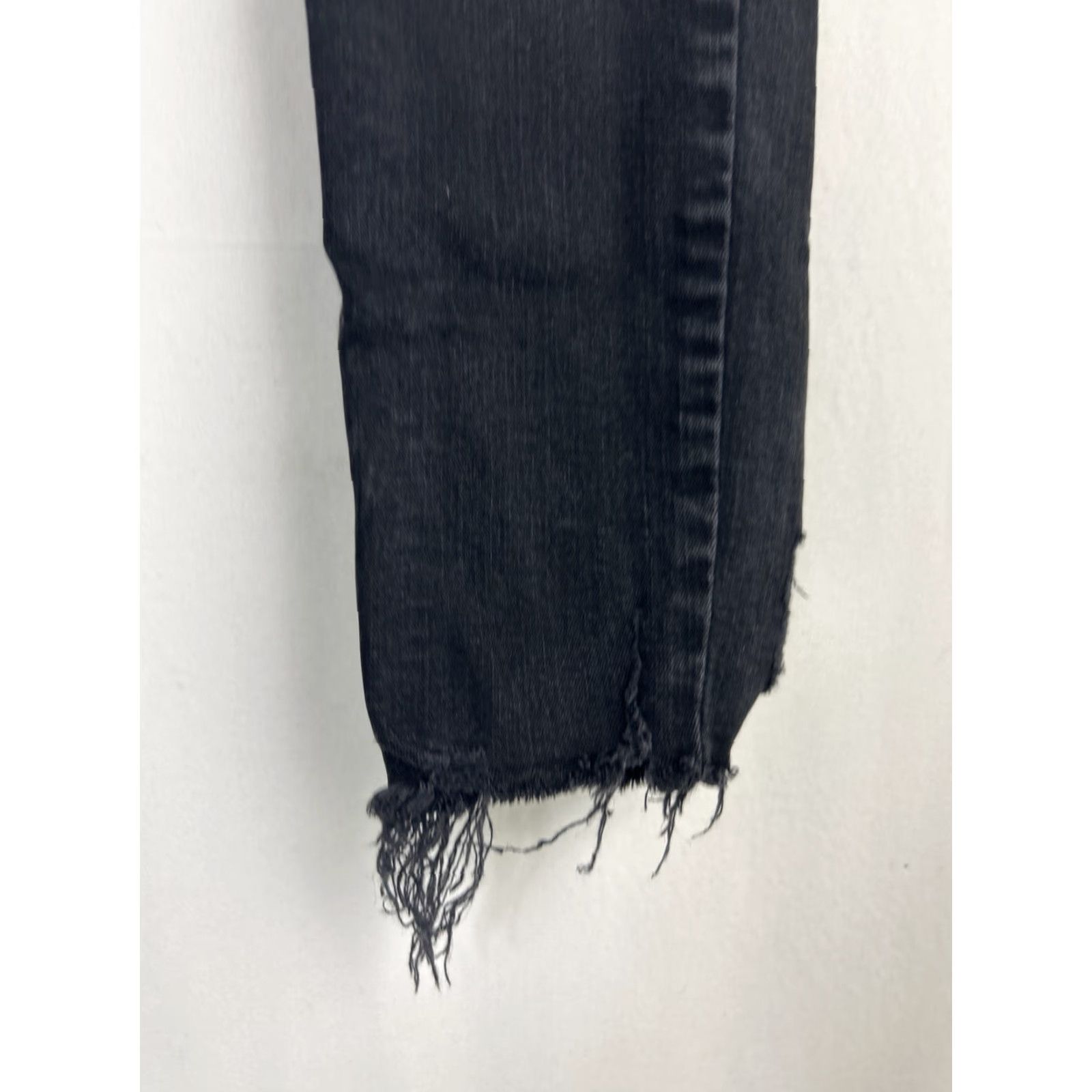 Free People VINTAGE Free People Jeans Distressed Ankle 27x29 Black Denim Womens 27 29 Inseam Skinny Size 27" / US 4 / IT 40 - 4 Thumbnail