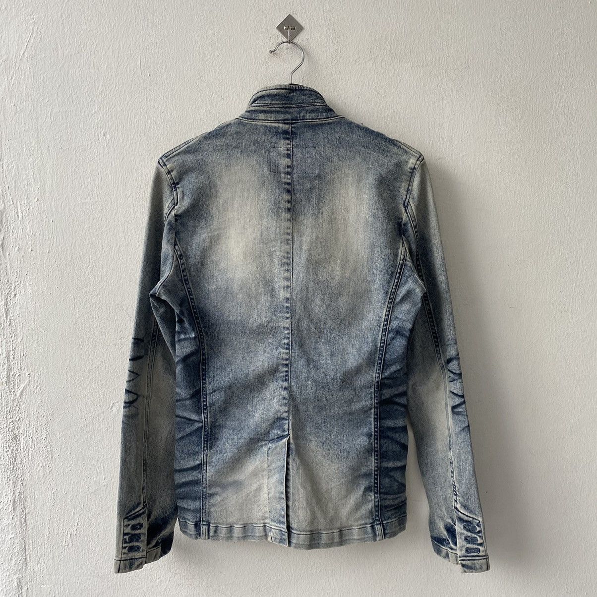 Tornado Mart Tornado Mart Honey Comb Denim Blazer Jackets Size US M / EU 48-50 / 2 - 10 Thumbnail