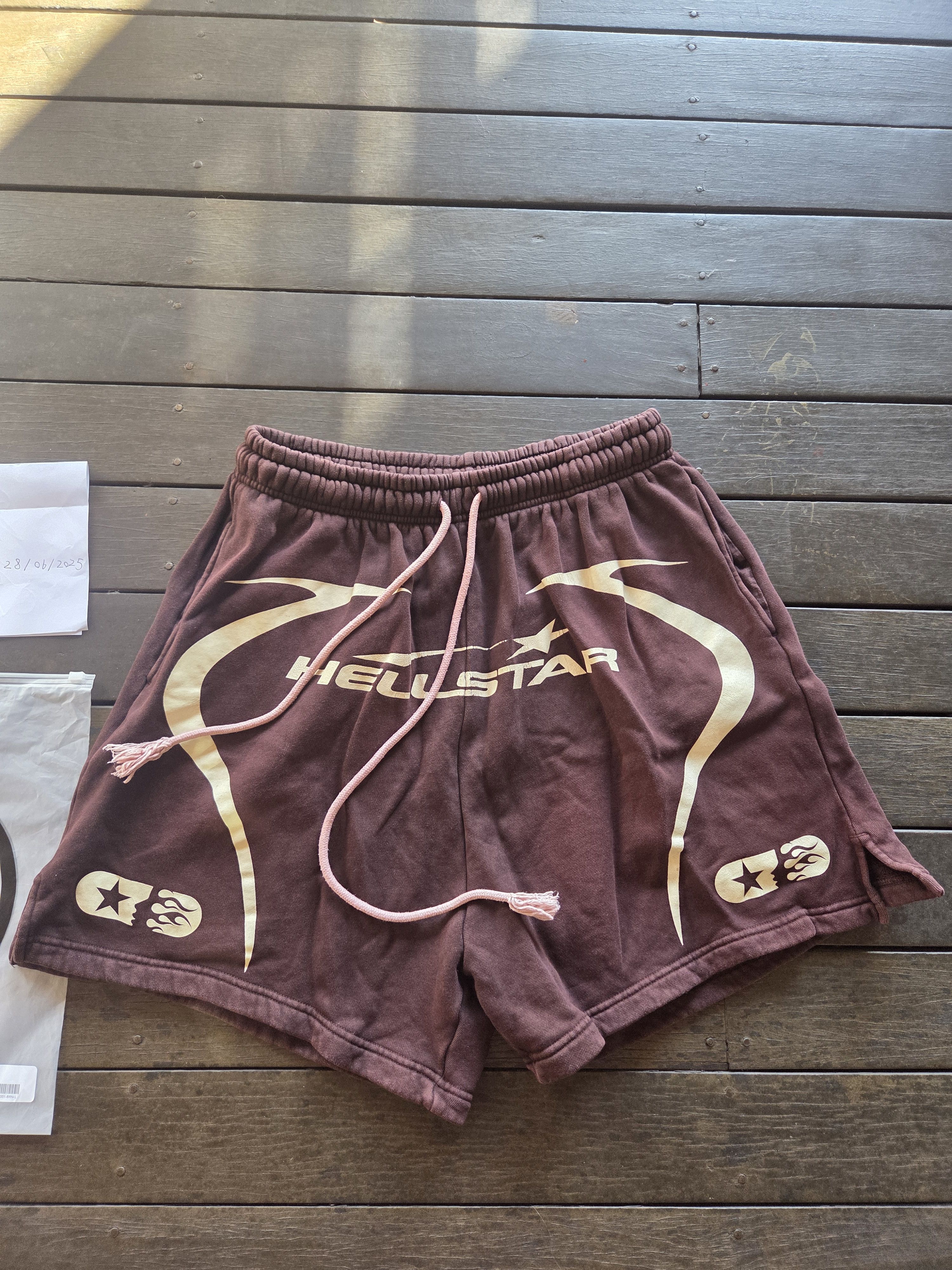 HELLSTAR Hellstar 7 on 7 shorts brown size large Capsule 10 Size US 34 / EU 50 - 1 Thumbnail