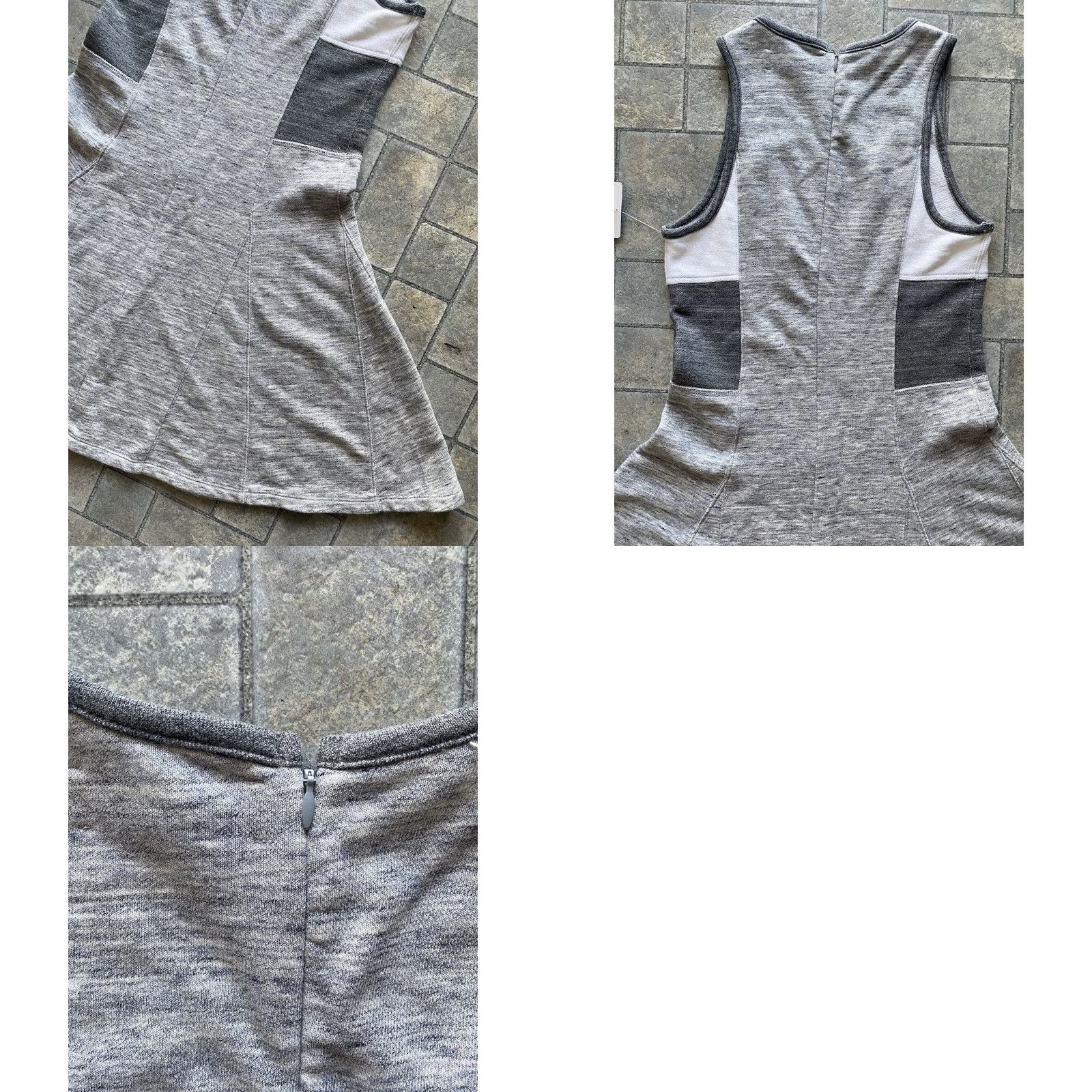Athleta Athleta X Derek Lam 10 C Dress Color Block Gray White NWT Women S Tank Dress Tod Big Size S / US 4 / IT 40 - 9 Thumbnail