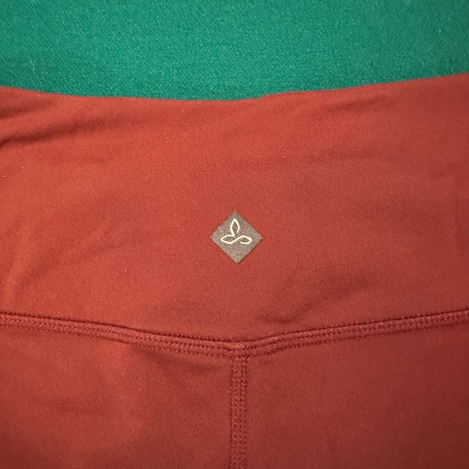 Prana prAna Women’s Leggings Red Sz S High Rise Stretch Pocket Size 26" / US 2 / IT 38 - 4 Thumbnail